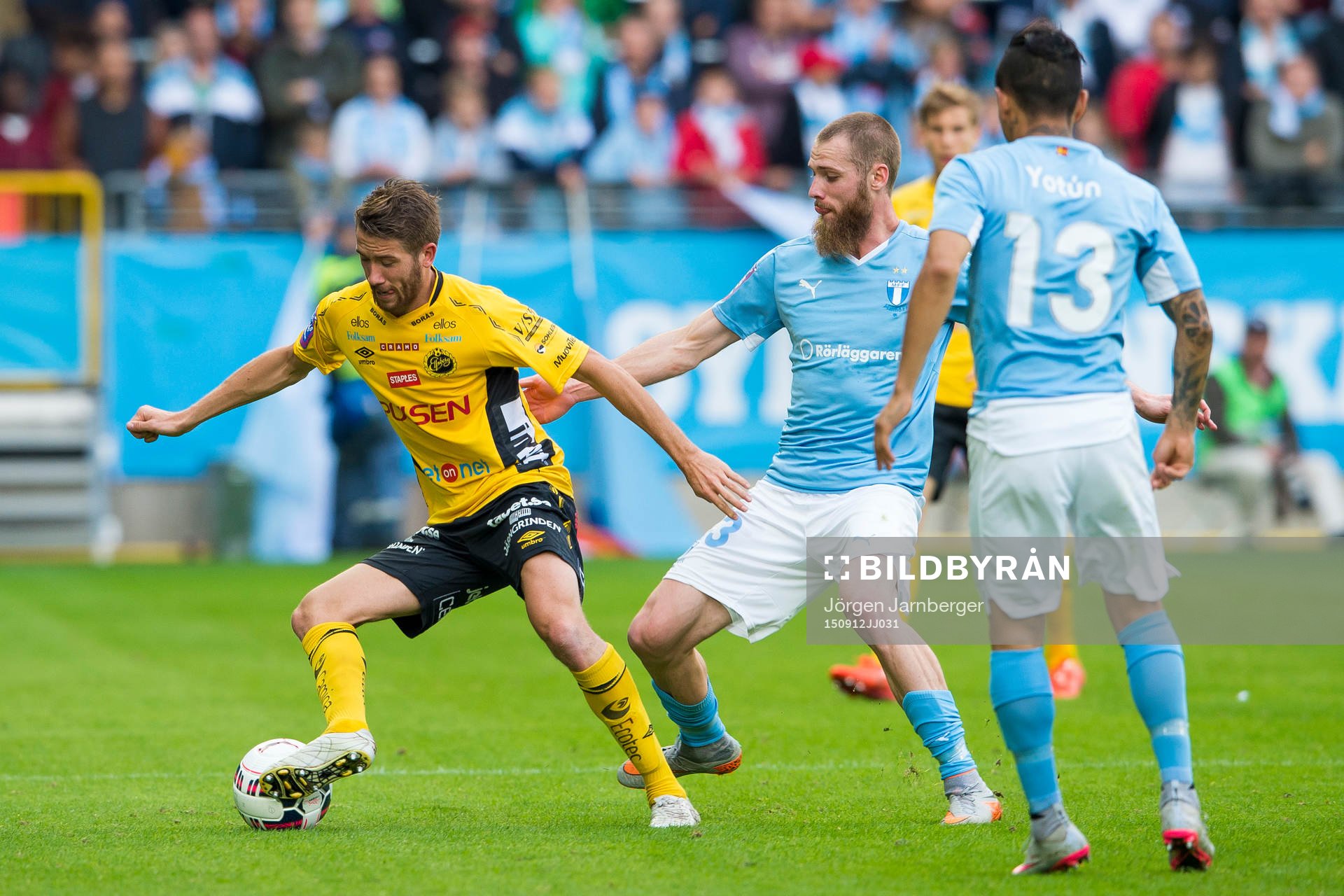 Elfsborgs Marcus Rohdén och Malmö FFs Jo Inge Berget