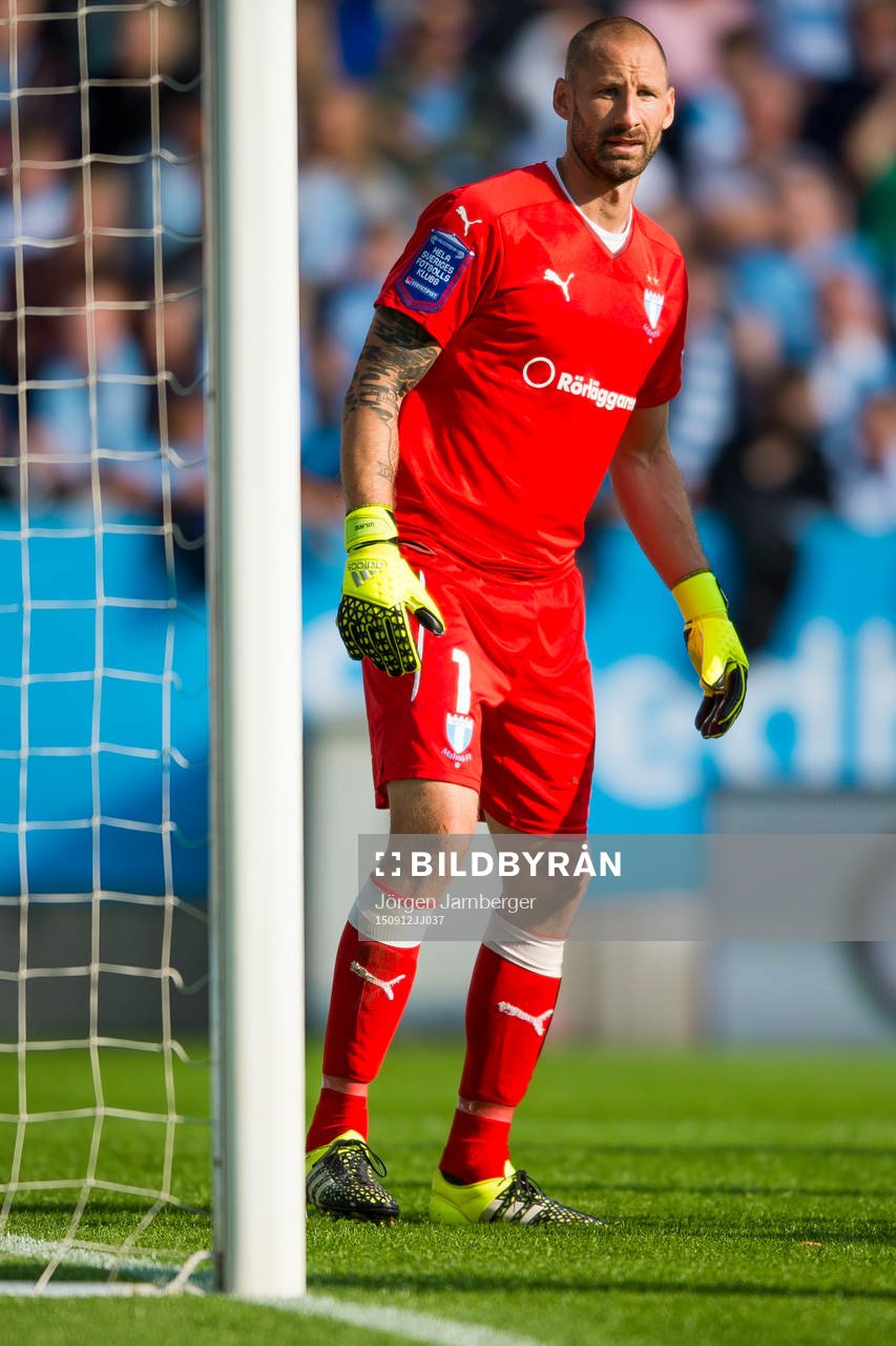 Malmö FFs målvakt Johan Wiland