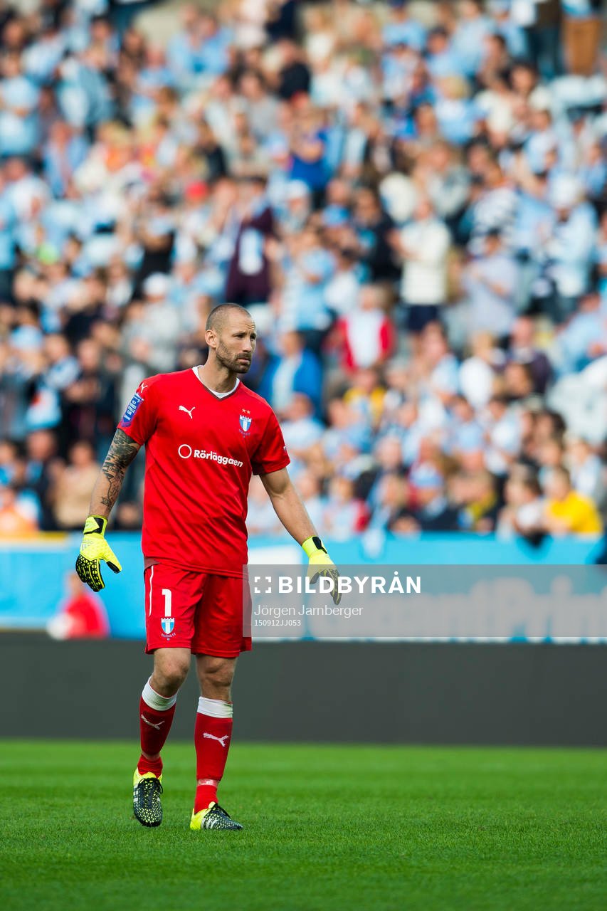 Malmö FFs målvakt Johan Wiland