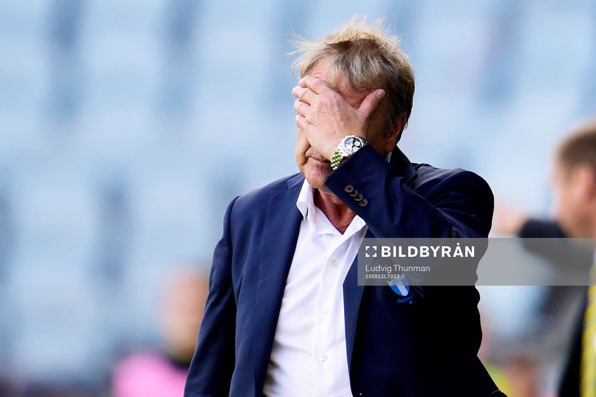 Malmö FFs tränare Åge Hareide deppar