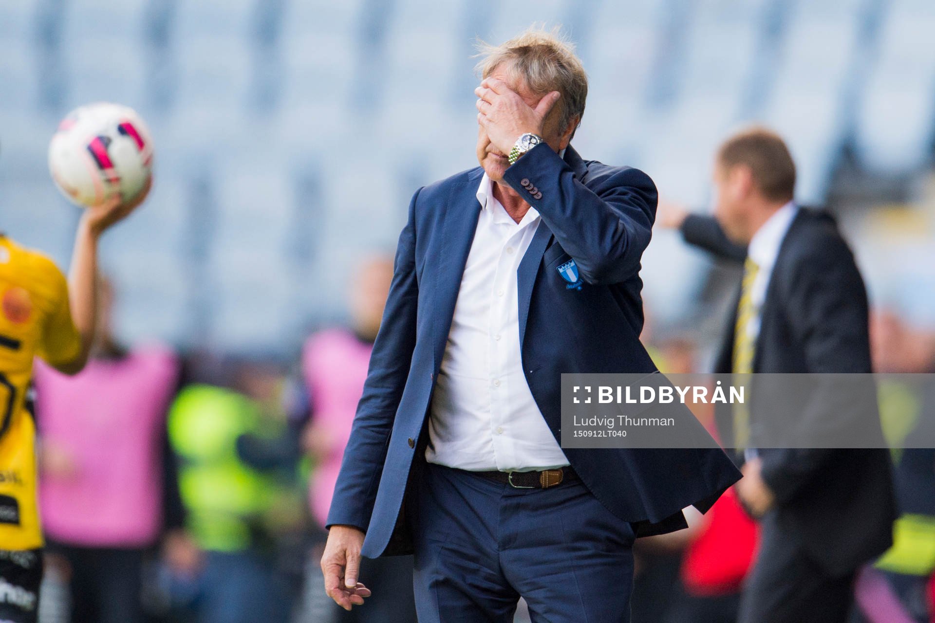 Malmö FFs tränare Åge Hareide deppar