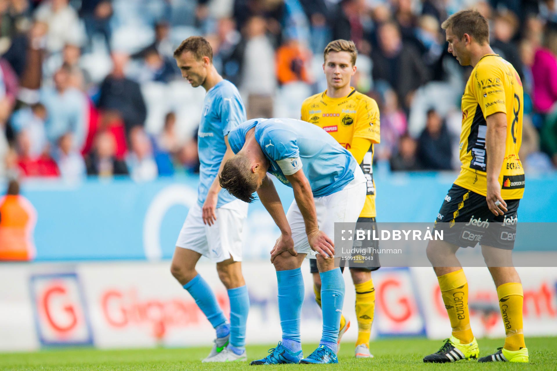 Malmö FFs Markus Rosenberg deppar
