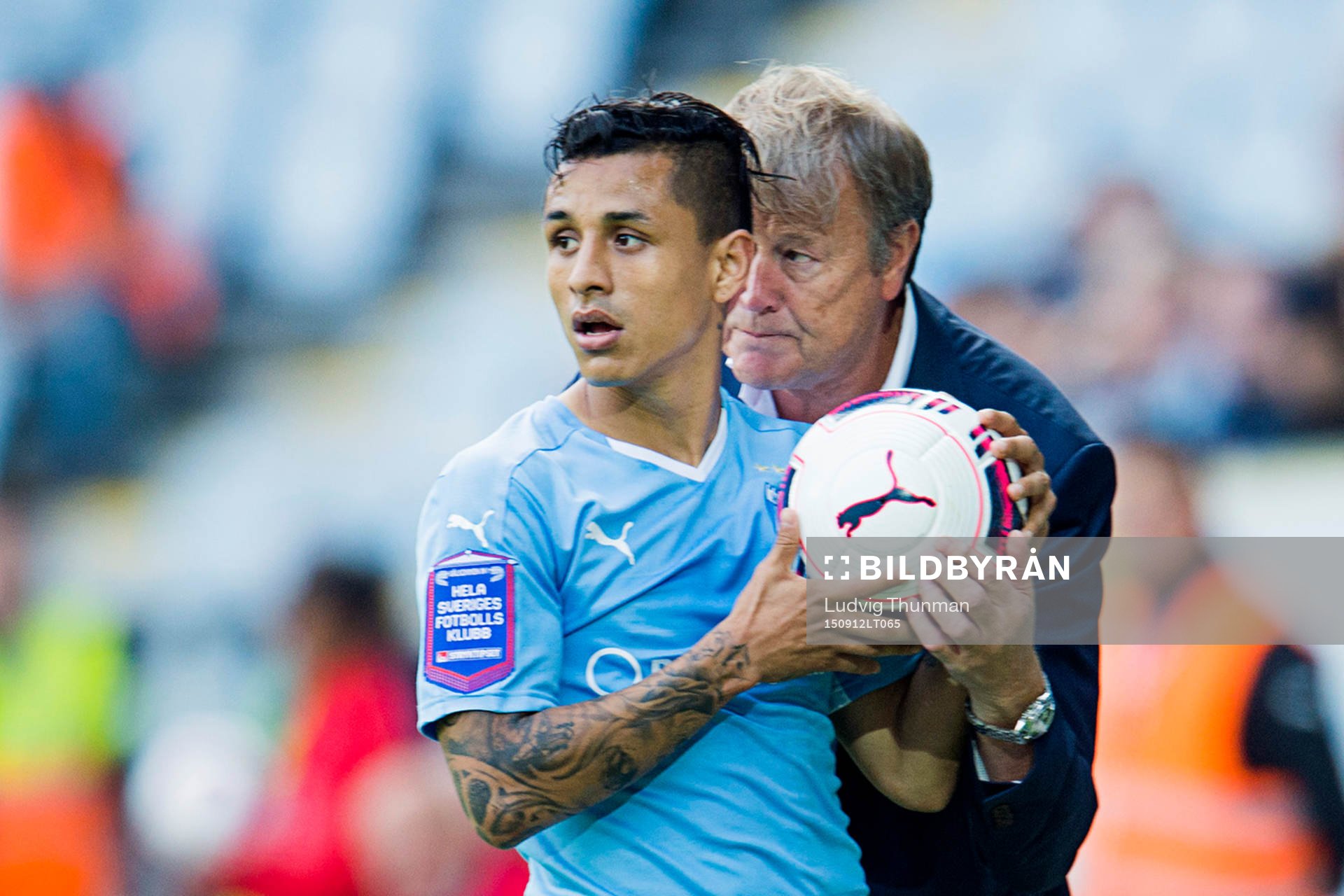 Malmö FFs Yoshimar Yotún och tränare Åge Hareide