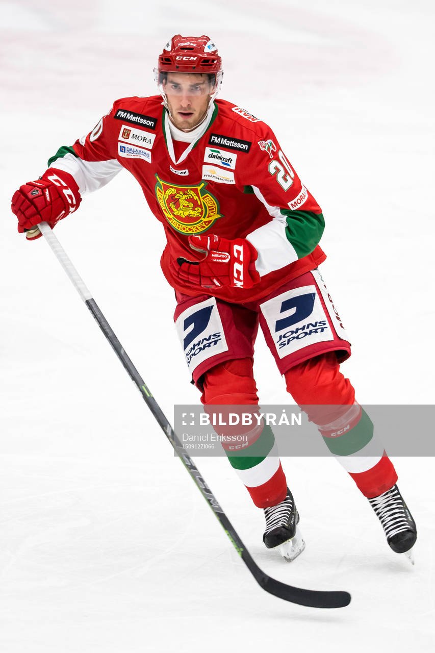 Moras Andreas Stene i ishockeymatchen i hockeyallsvenskan