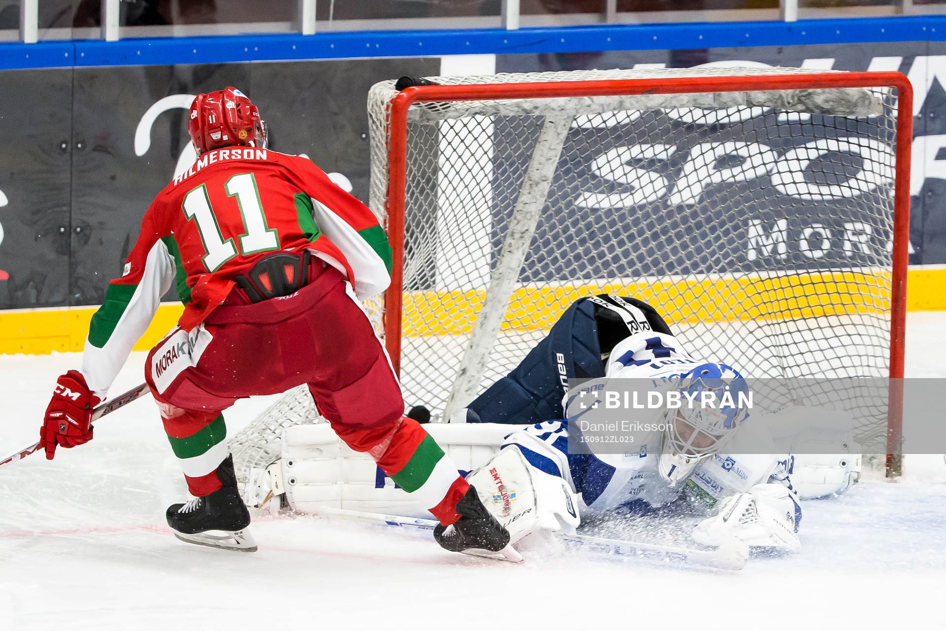 Moras Alexander Hilmerson kvitterar till 1-1 bakom