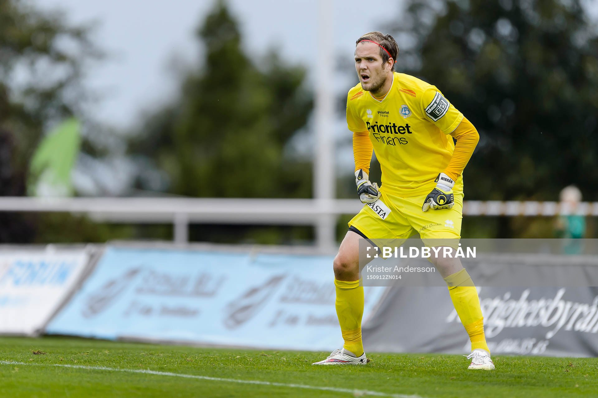 Utsiktens målvakt Axel Wibrån