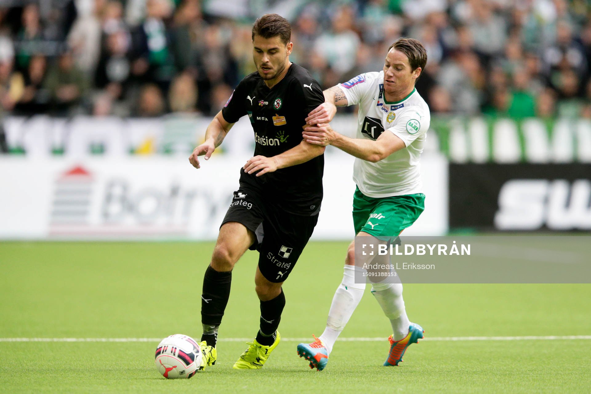 Örebros Astrit Ajdarevic och Hammarbys Johan Persson
