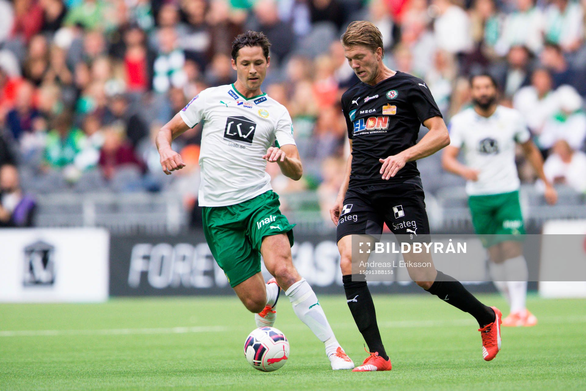 Hammarbys Philip Haglund och Örebros Martin Broberg