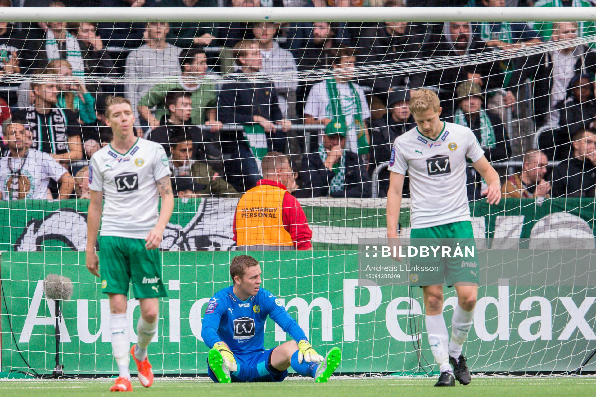 Hammarbys Birkir Már Saevarsson, målvakt Ögmundur