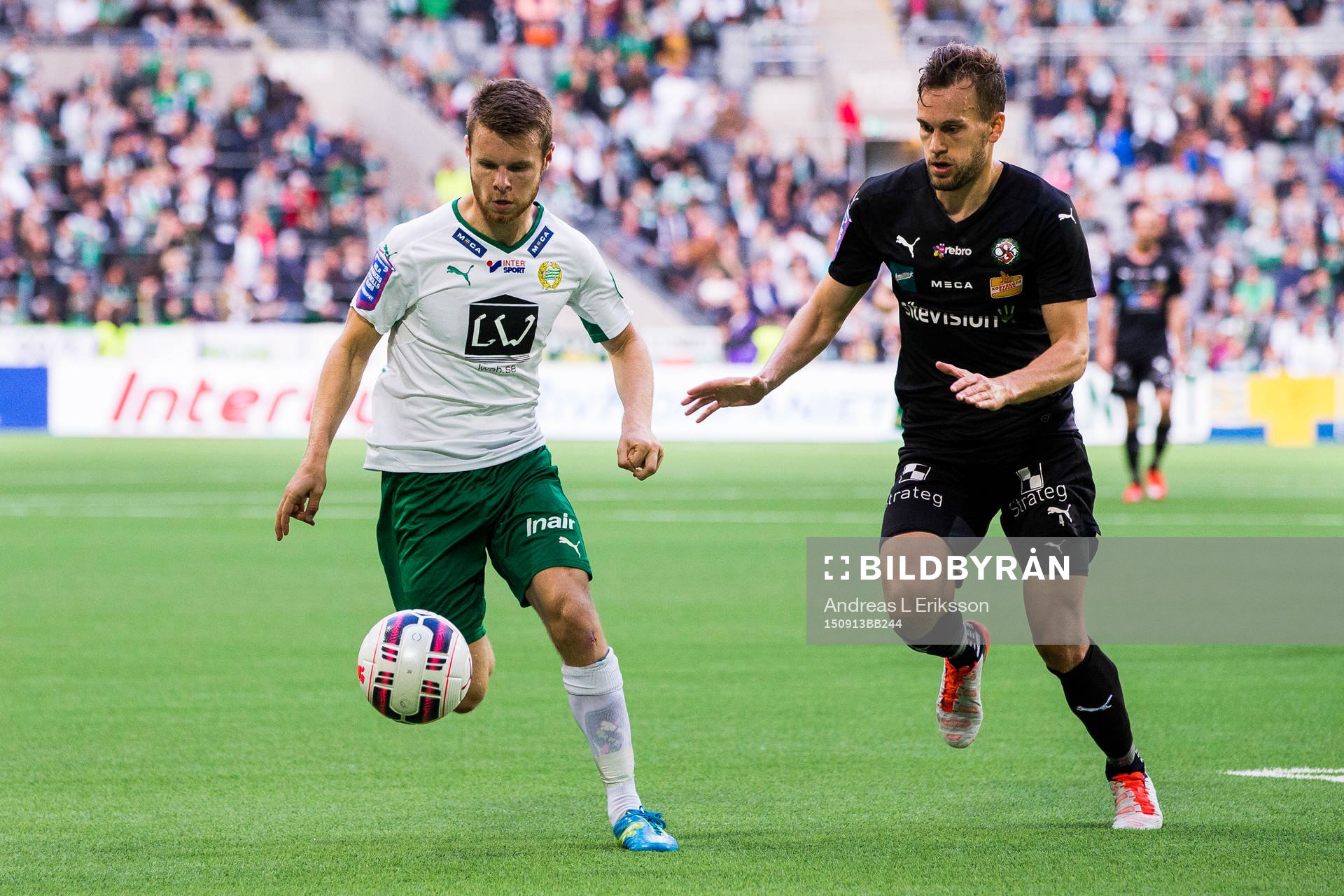 Hammarbys Måns Söderqvist och Örebros Hjörtur Logi
