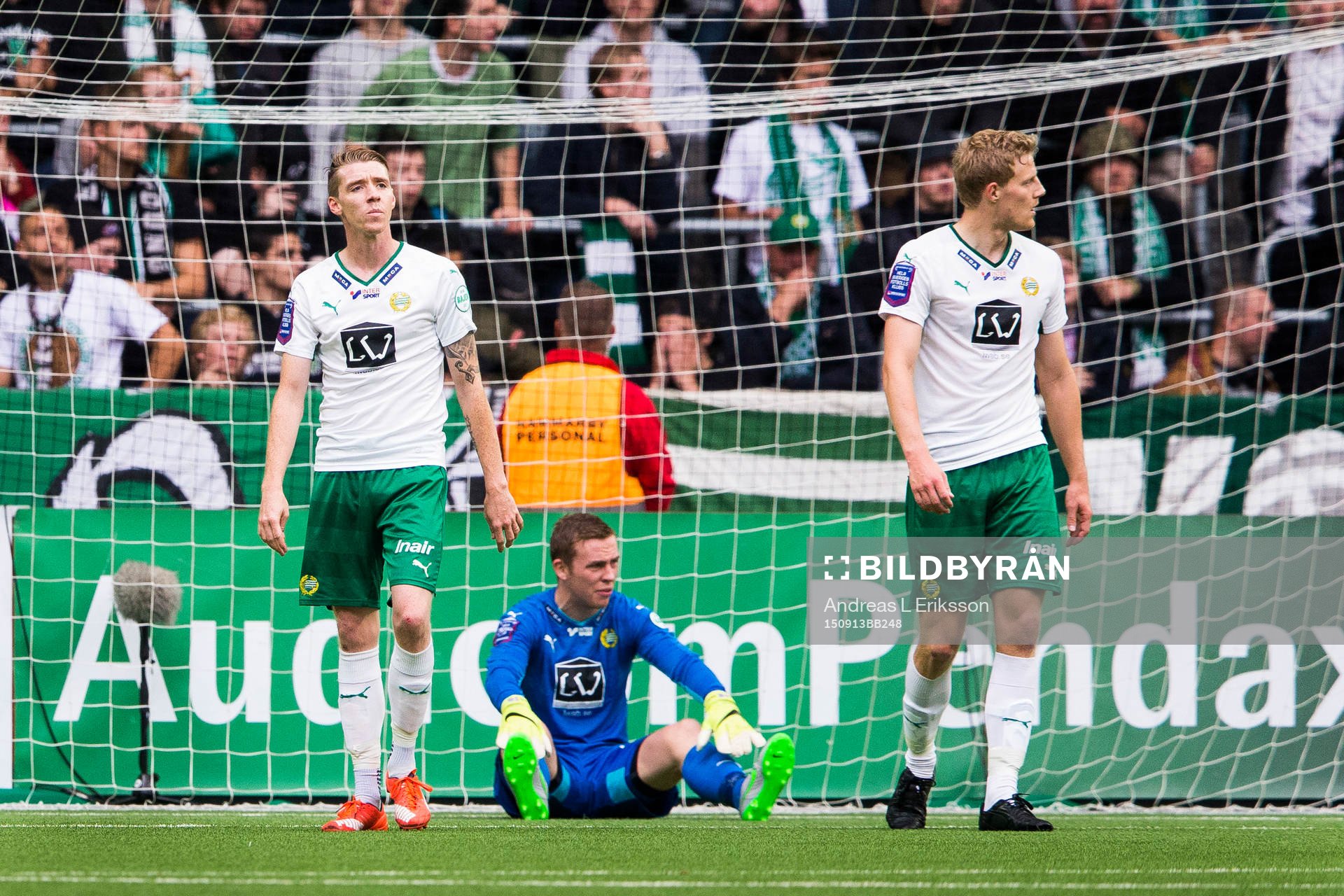 Hammarbys Birkir Már Saevarsson, målvakt Ögmundur