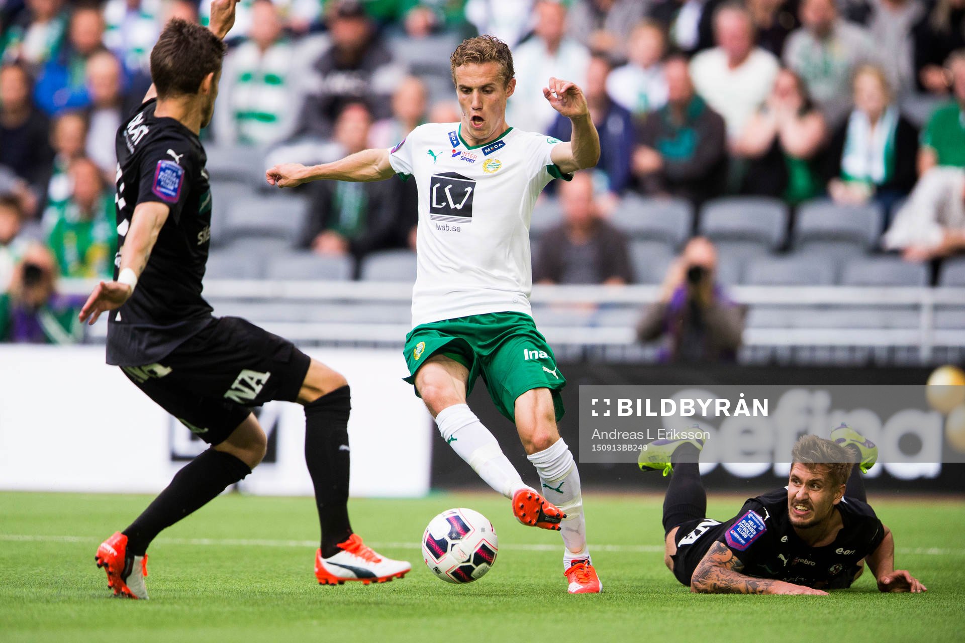 Hammarbys Fredrik Torsteinbö och Örebros Daniel
