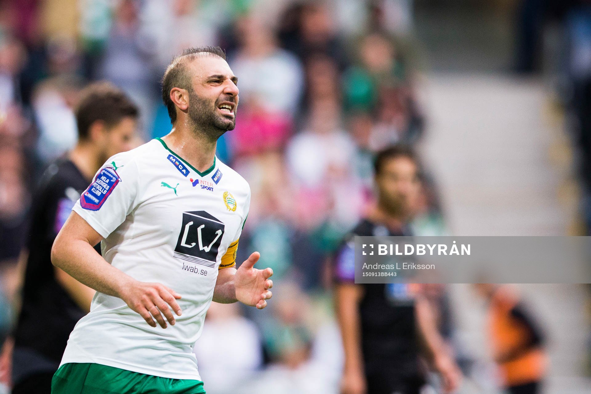 Hammarbys Kennedy Bakircioglu reagerar