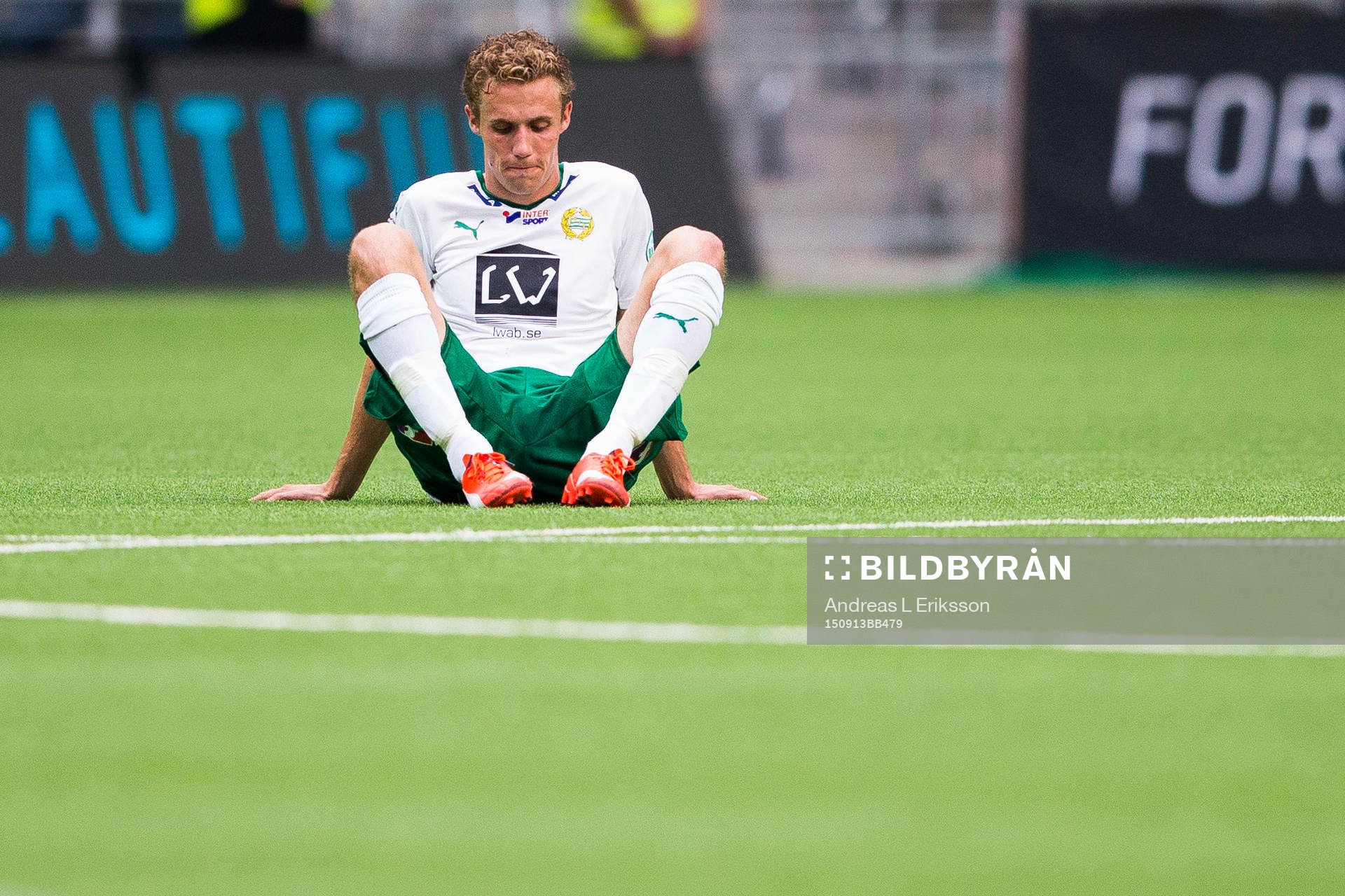 Hammarbys Fredrik Torsteinbö deppar
