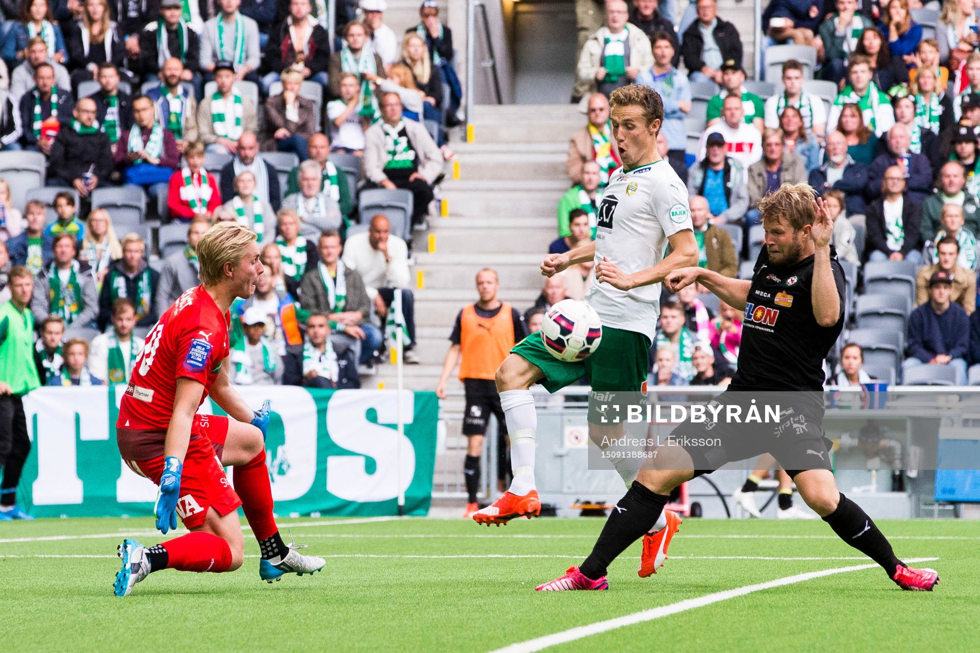 Örebros målvakt Jacob Rinne och Christoffer Wiktorsson
