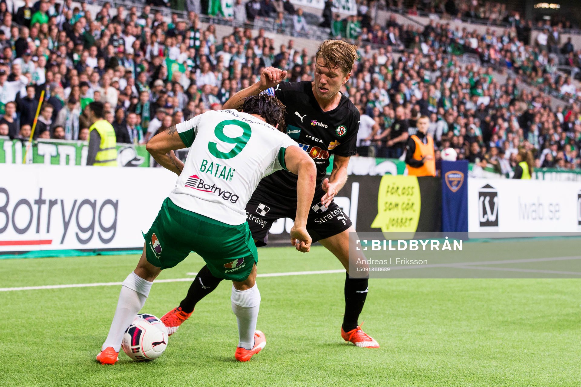 Hammarbys Stefan Batan och Örebros Martin Broberg