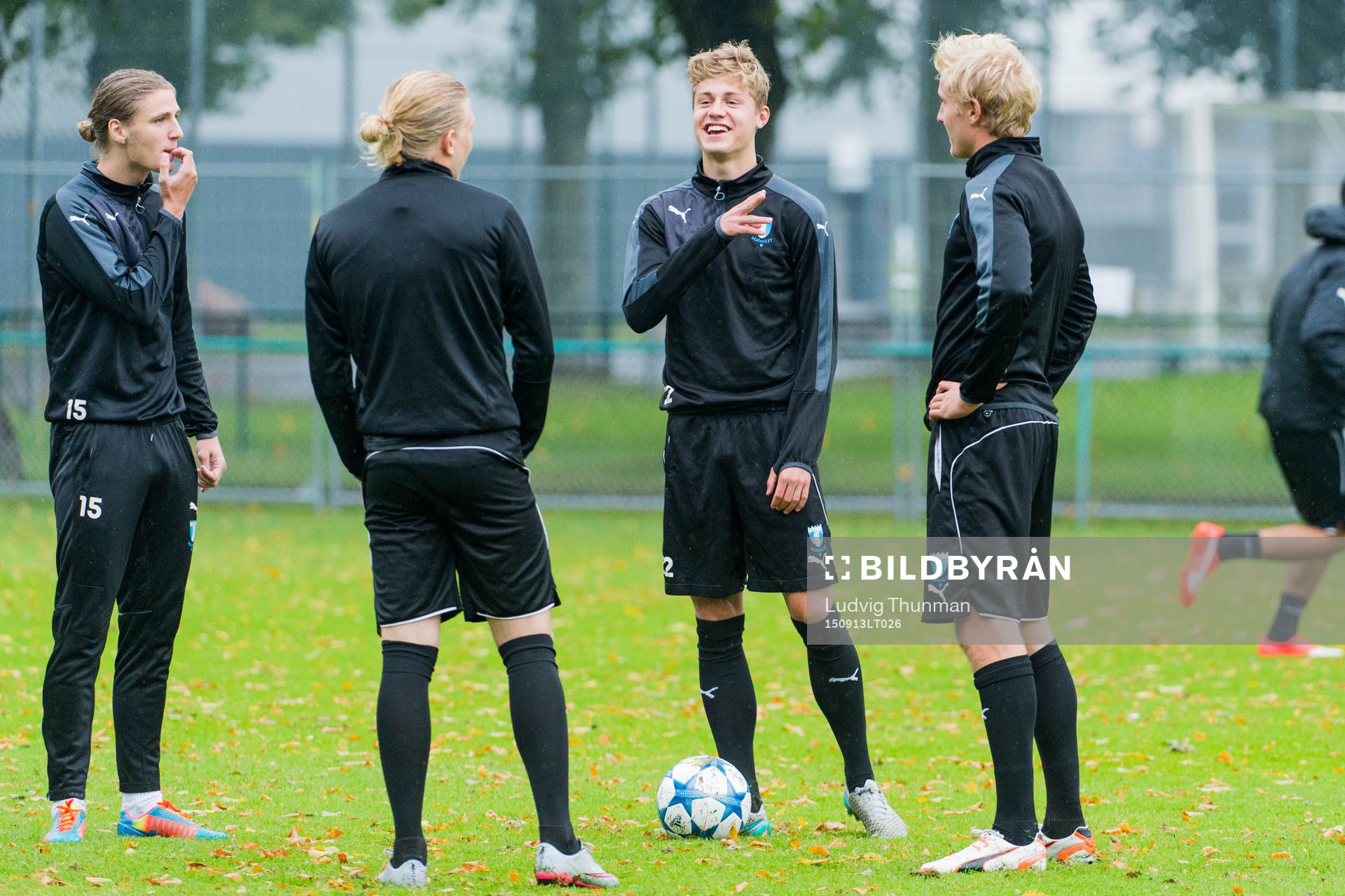 Malmö FFs Pawel Cibicki, Simon Kroon, Mattias Svanberg och