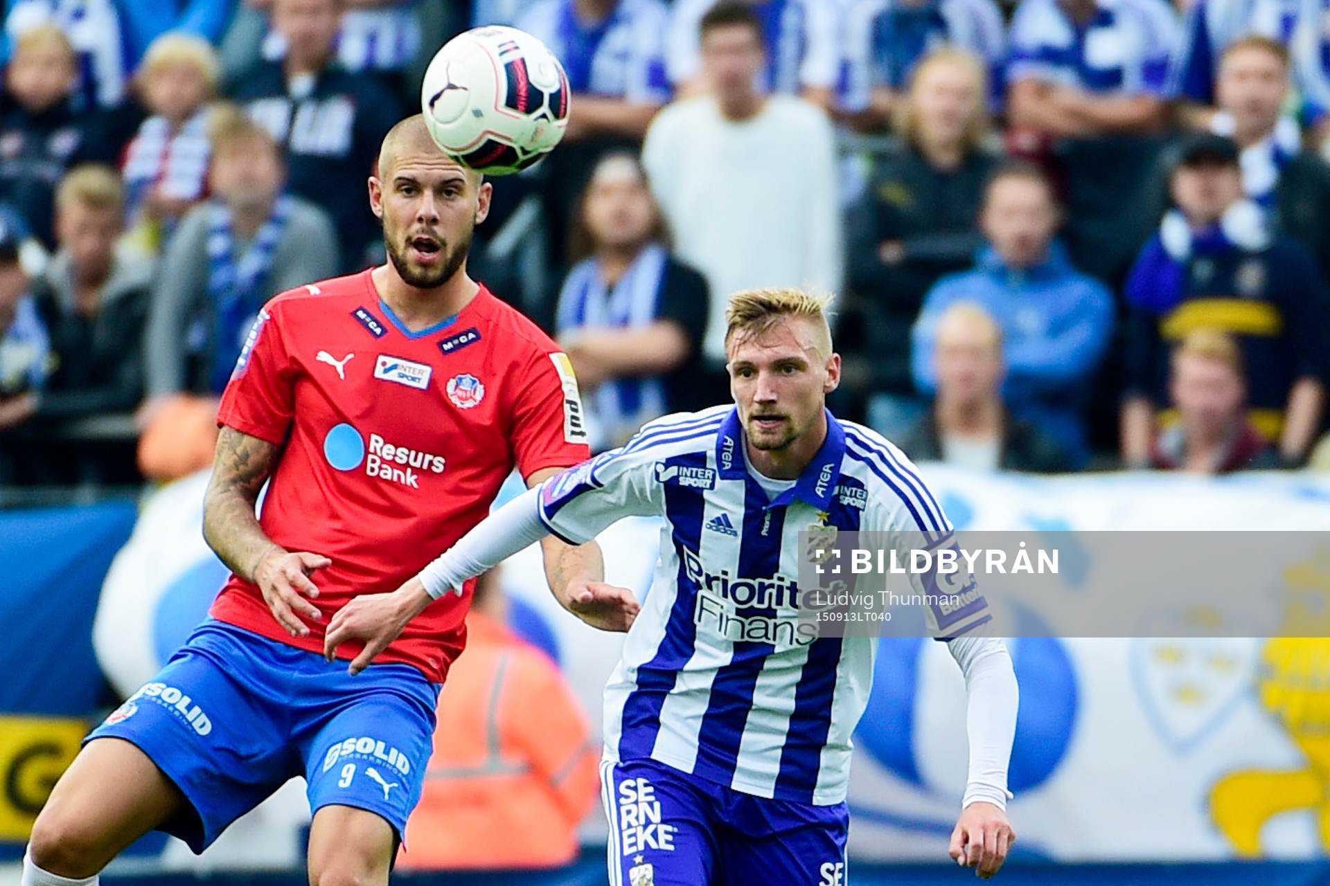 Helsingborgs Andreas Landgren och IFK Göteborgs Jakob