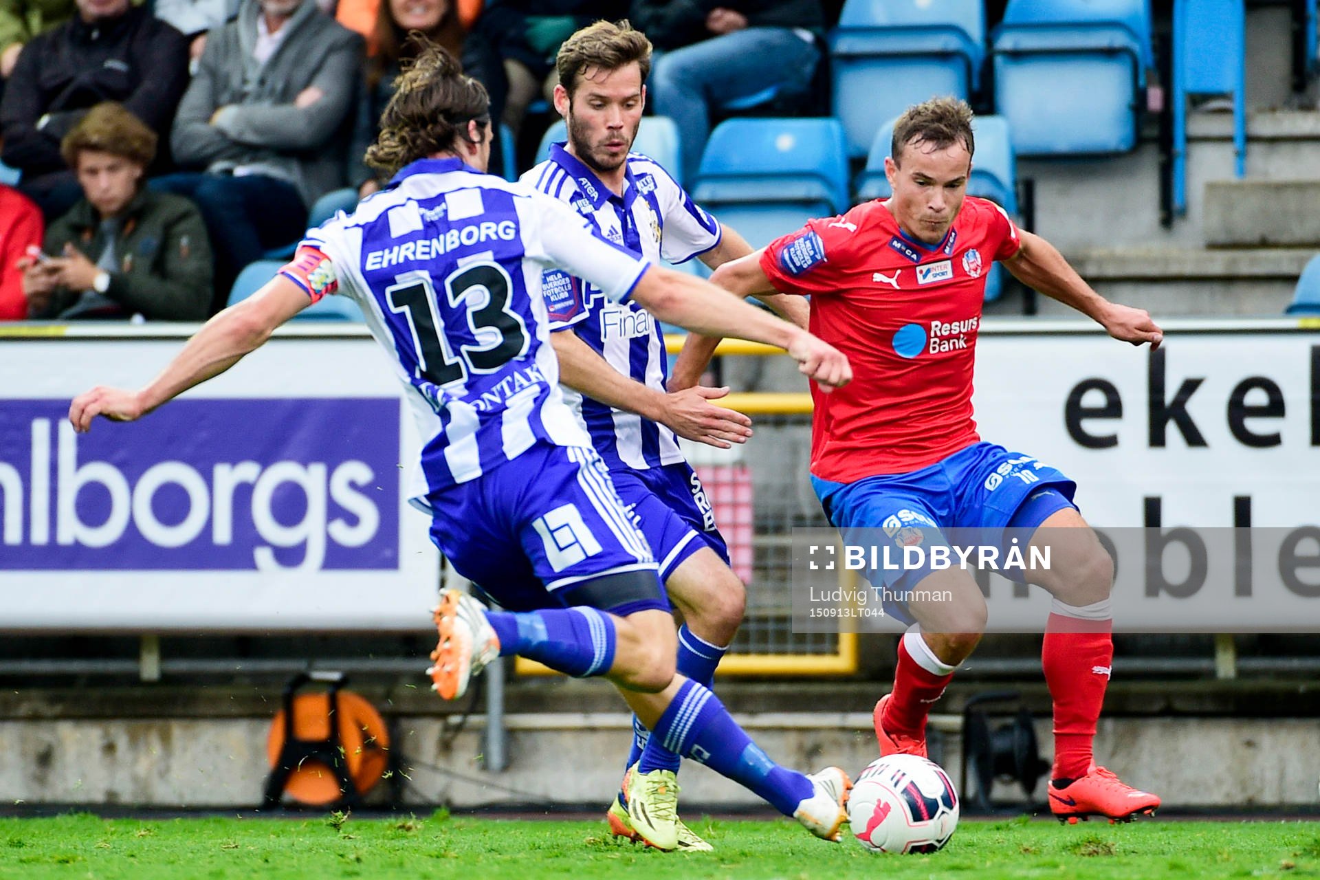 Helsingborgs Anton Wede och IFK Göteborgs Gustav Svensson