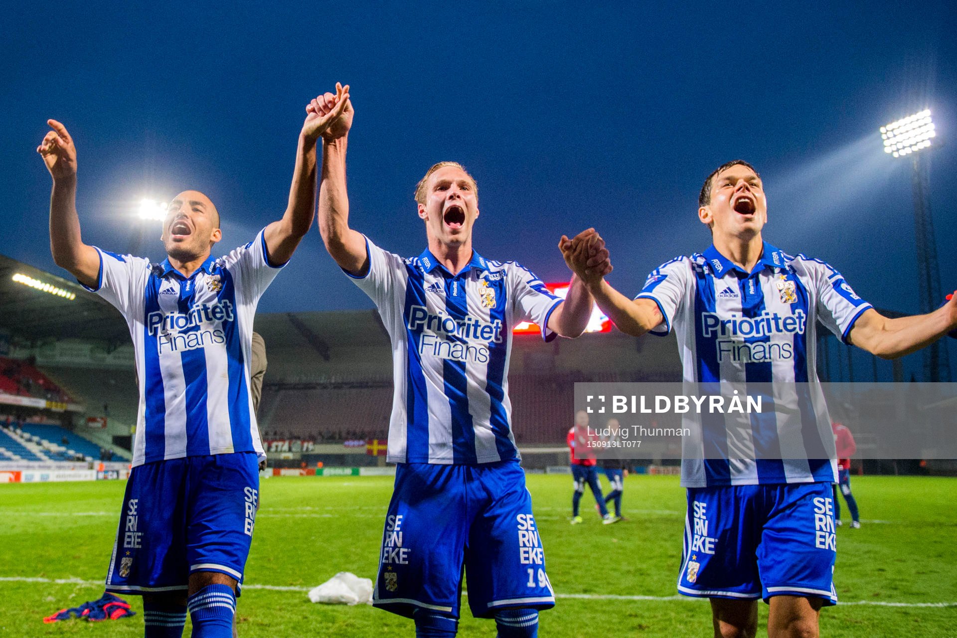 IFK Göteborgs Haitam Aleesami, Gustav Engvall och Mads