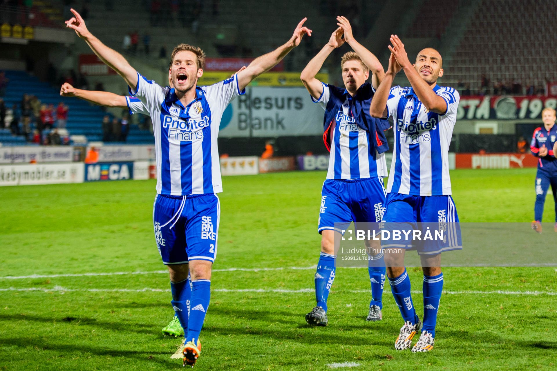 IFK Göteborgs Emil Salomonsson och Haitam Aleesami (th)