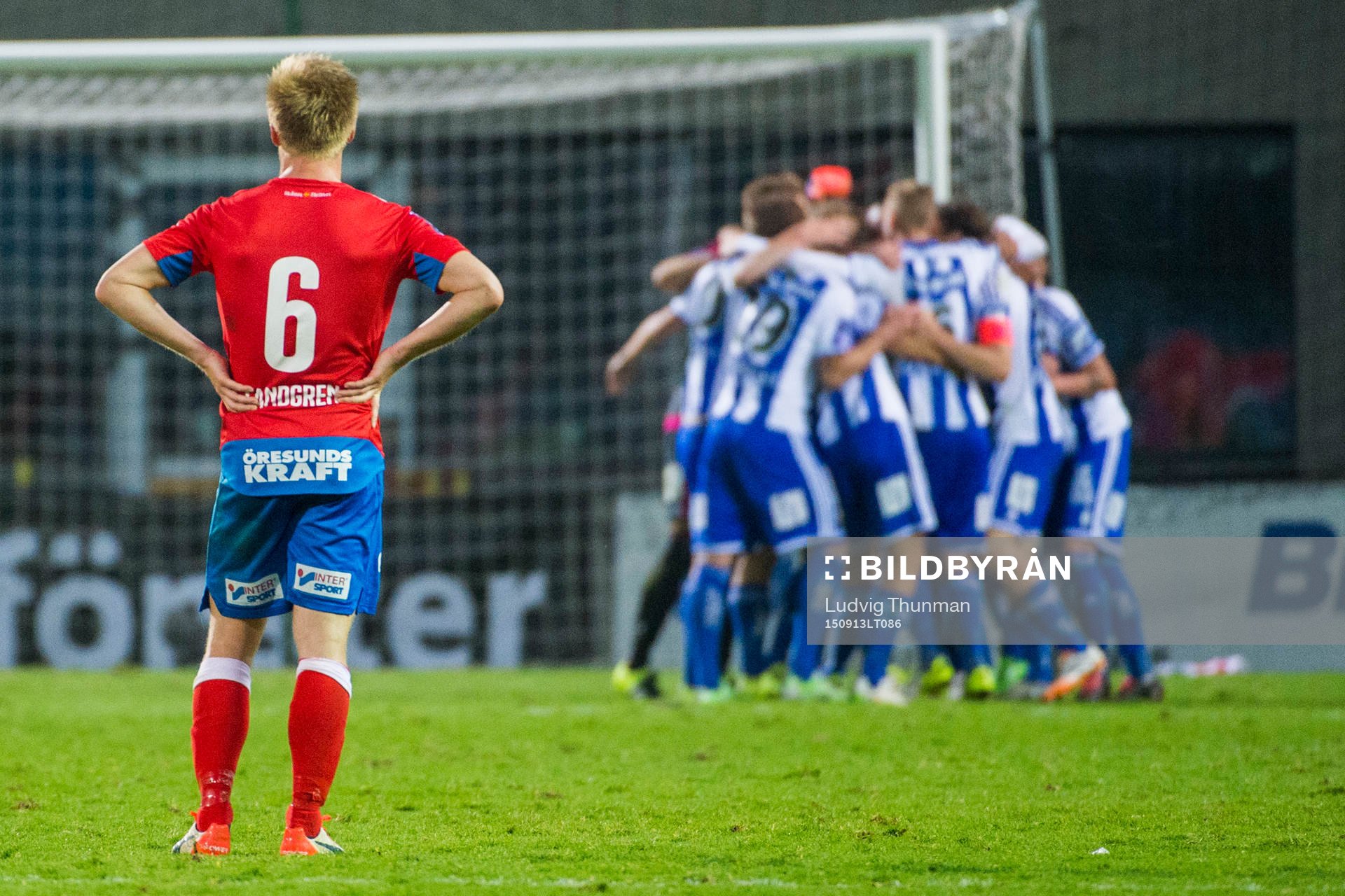 Helsingborgs Andreas Landgren deppar och IFK Göteborgs