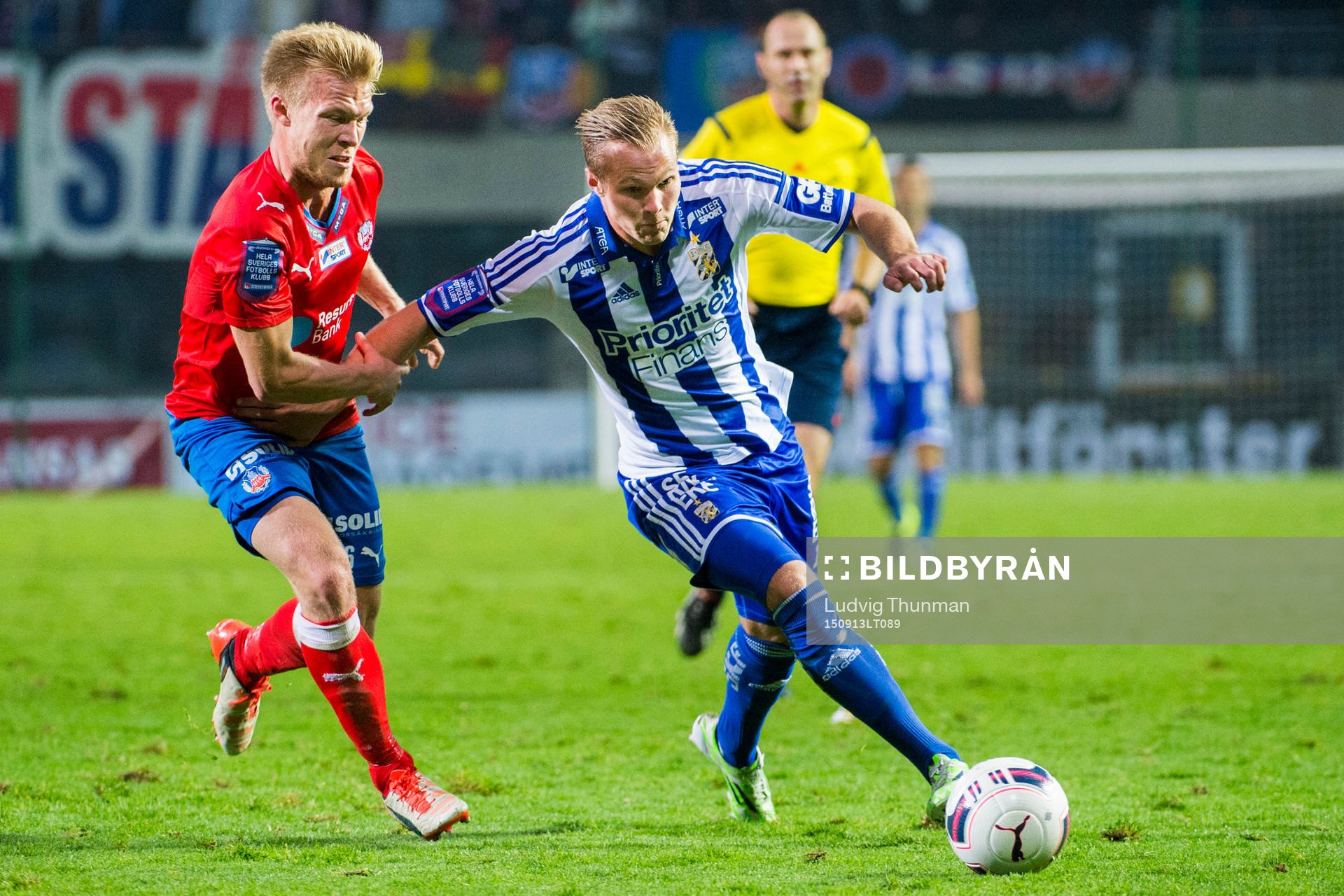 IFK Göteborgs Andreas Landgren jagar IFK Göteborgs Gustav