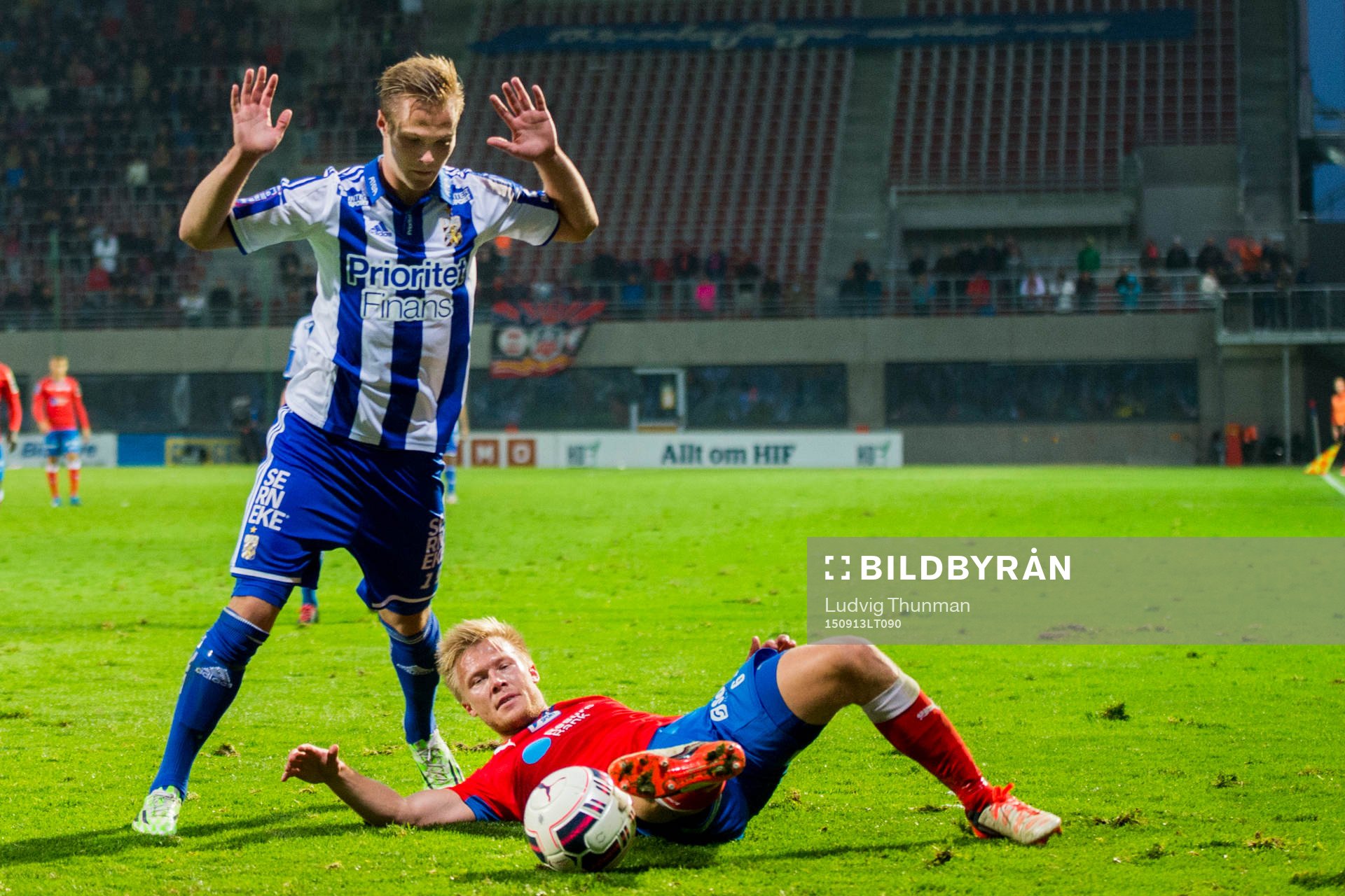 IFK Göteborgs Gustav Engvall och Helsingborgs Andreas