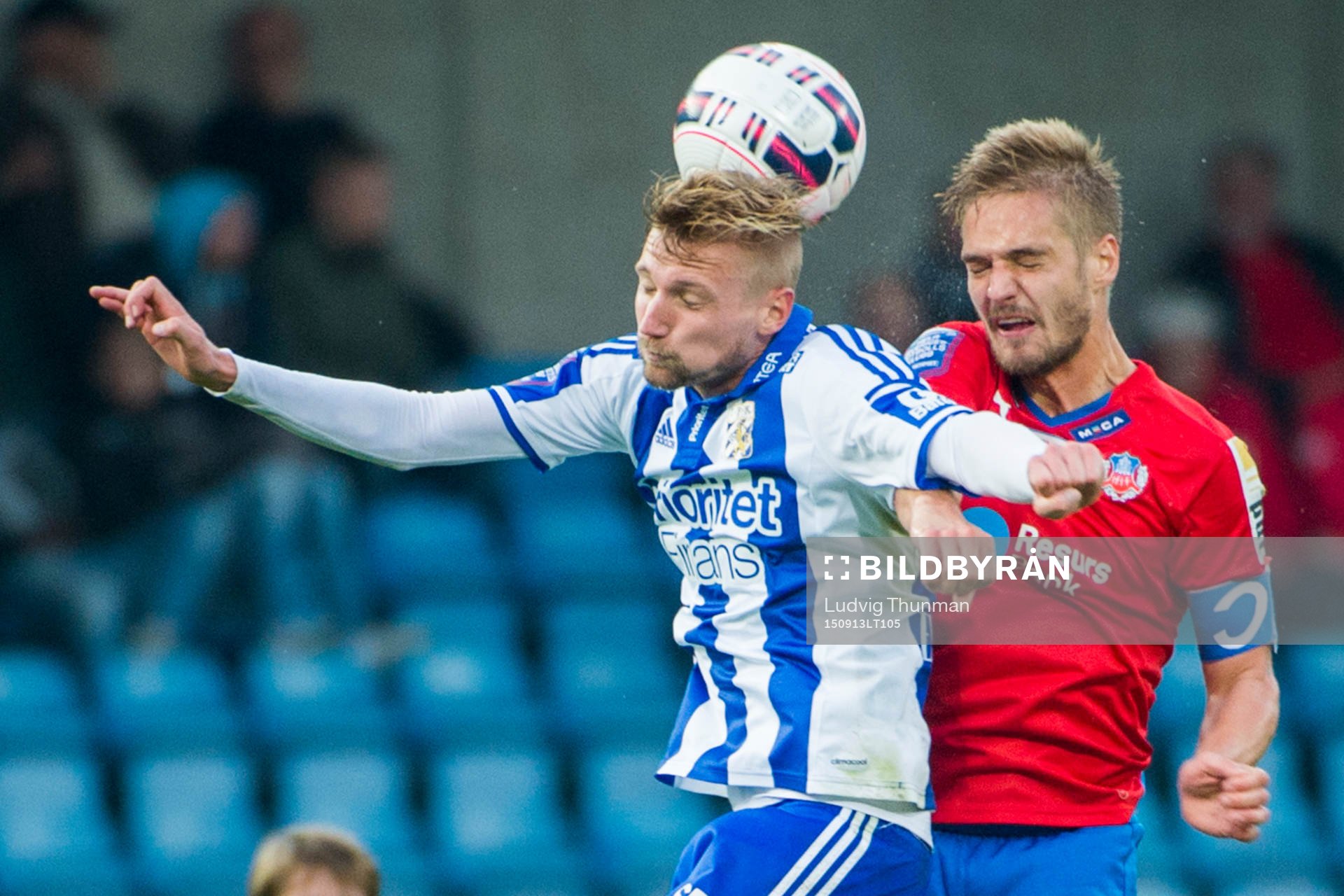 IFK Göteborgs Sebastian Eriksson och Helsingborgs Johan