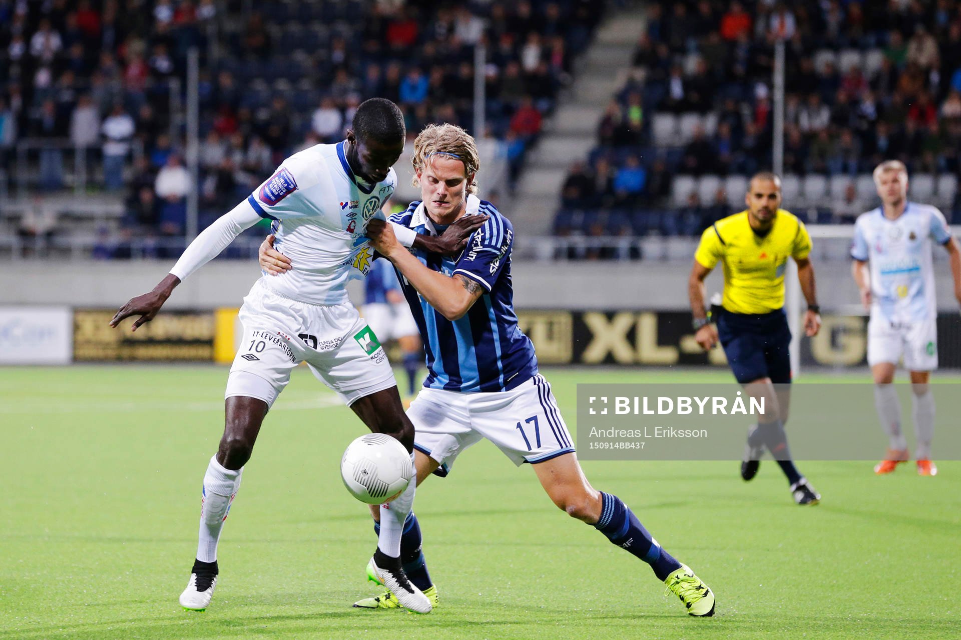 Gefles Dioh Williams och Djurgårdens Tim Björkström