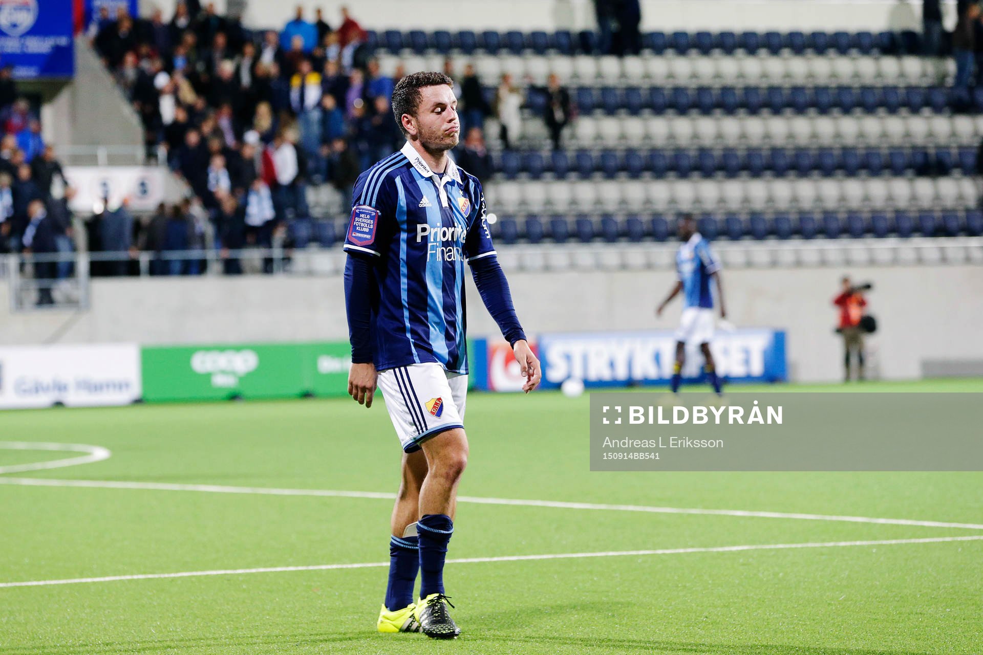 Djurgårdens Kerim Mrabti deppar