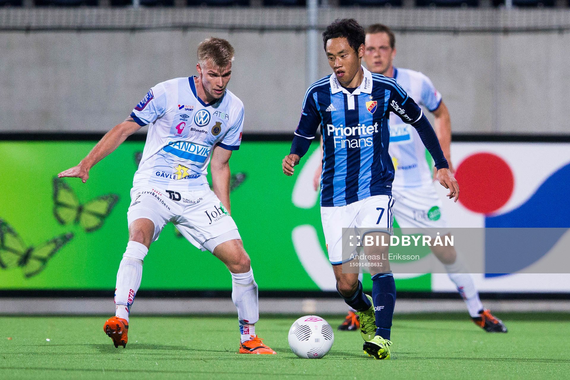 Gefles Robin Nilsson och Djurgårdens Seon-Min Moon