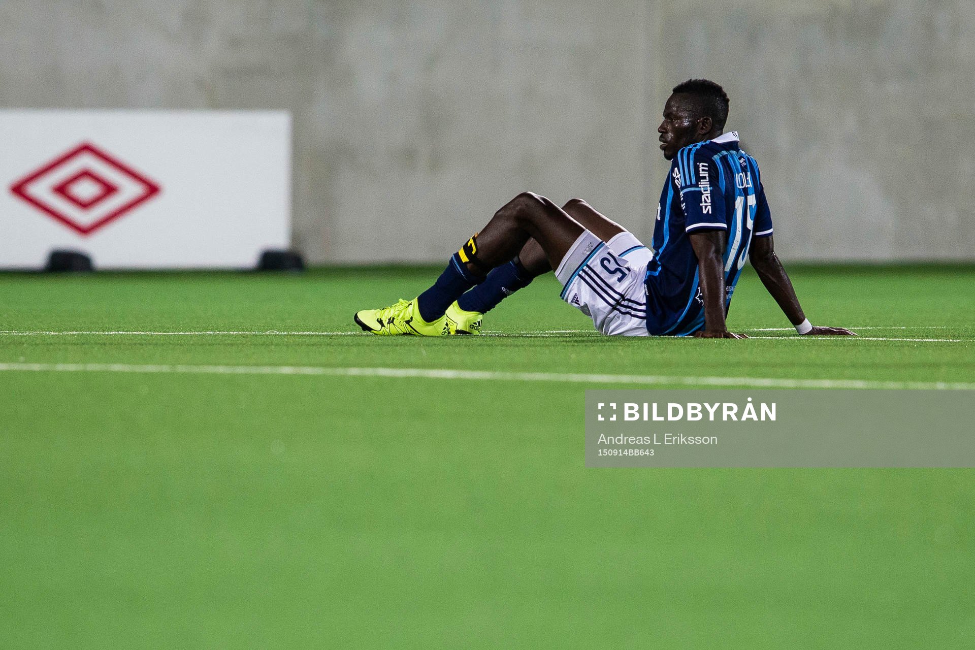 Djurgårdens Omar Colley deppar