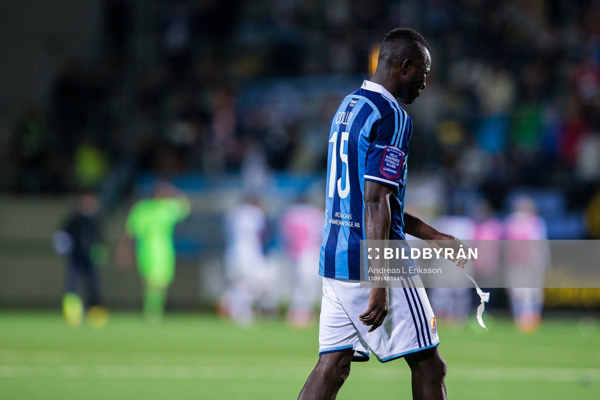 Djurgårdens Omar Colley deppar
