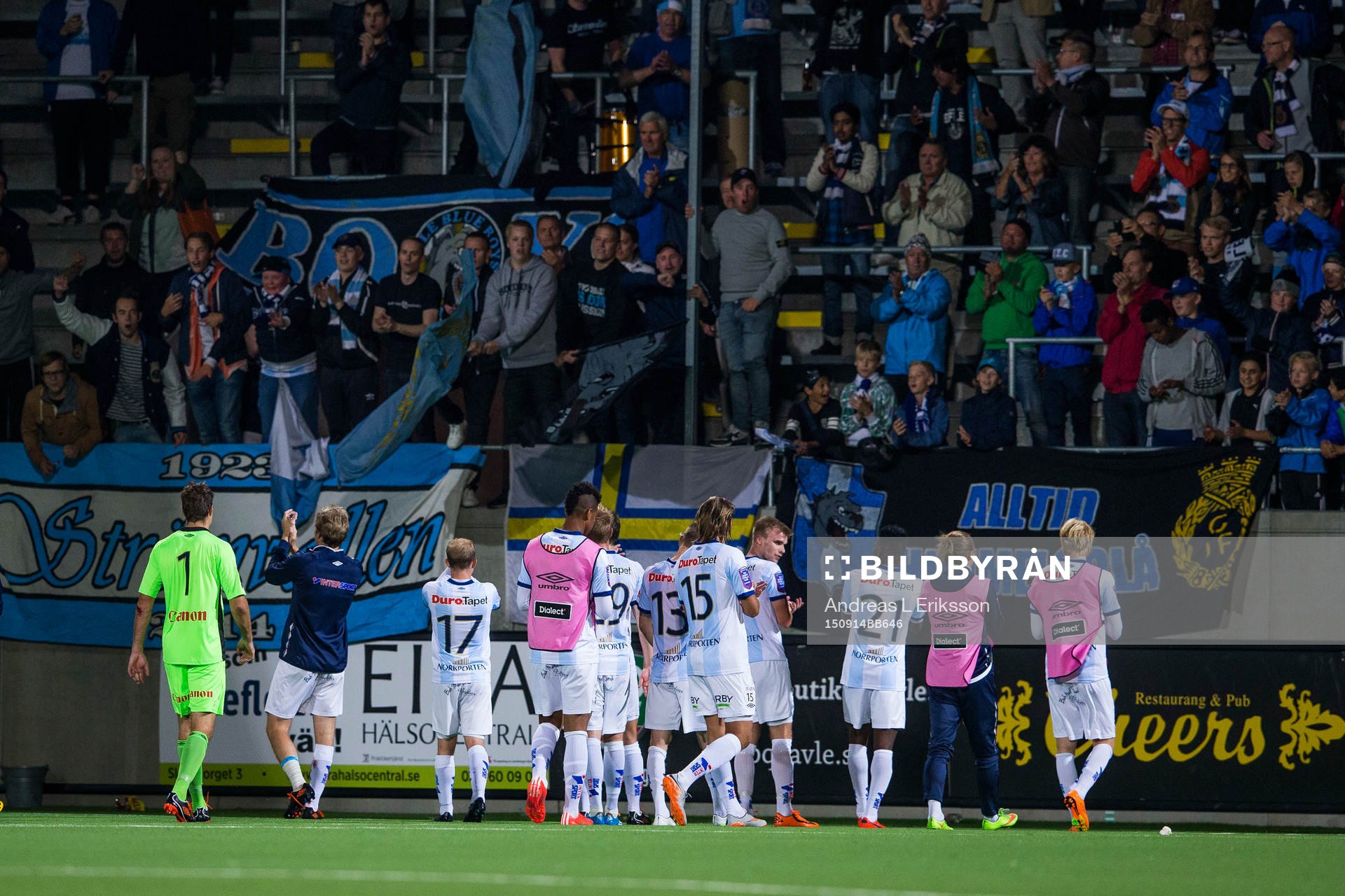 Gefles spelare tackar publiken