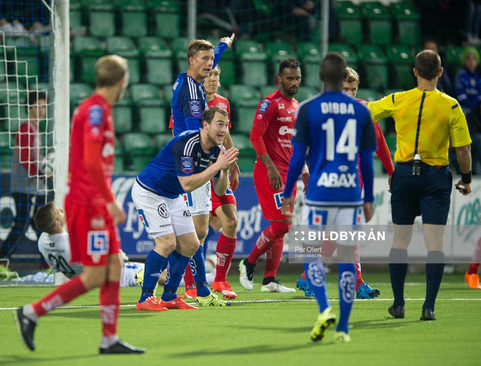 Sundsvalls Rúnar Már Sigurjónsson och Leo Englund