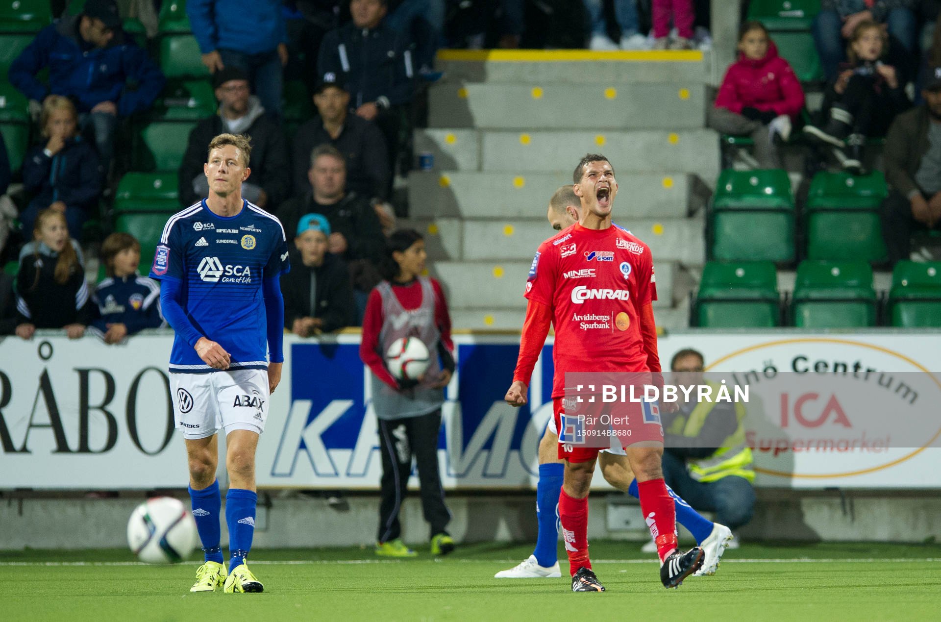 Åtvidabergs Mauricio Albornoz jublar