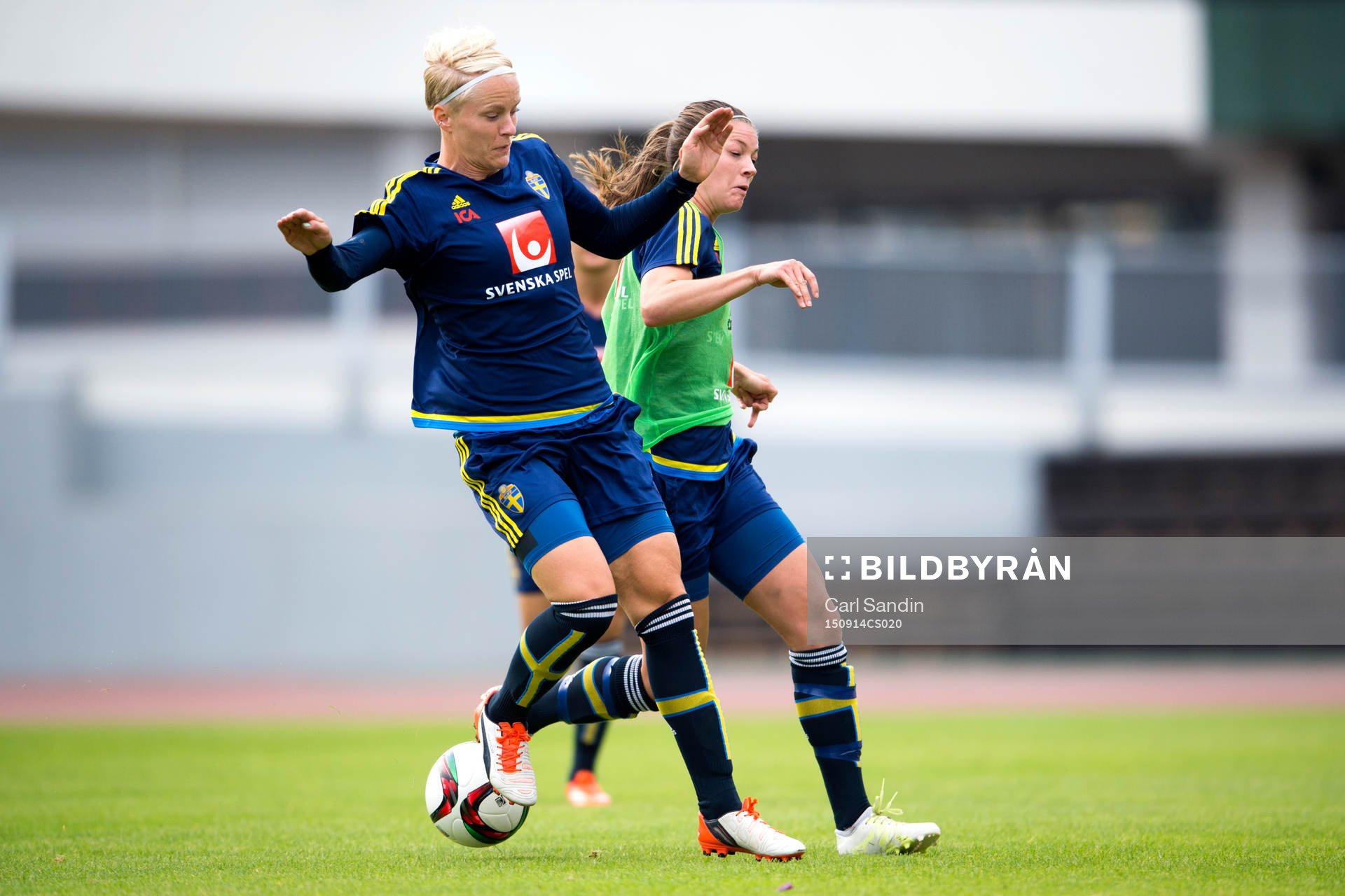 Sveriges Nilla Fischer och Pauline Hammarlund
