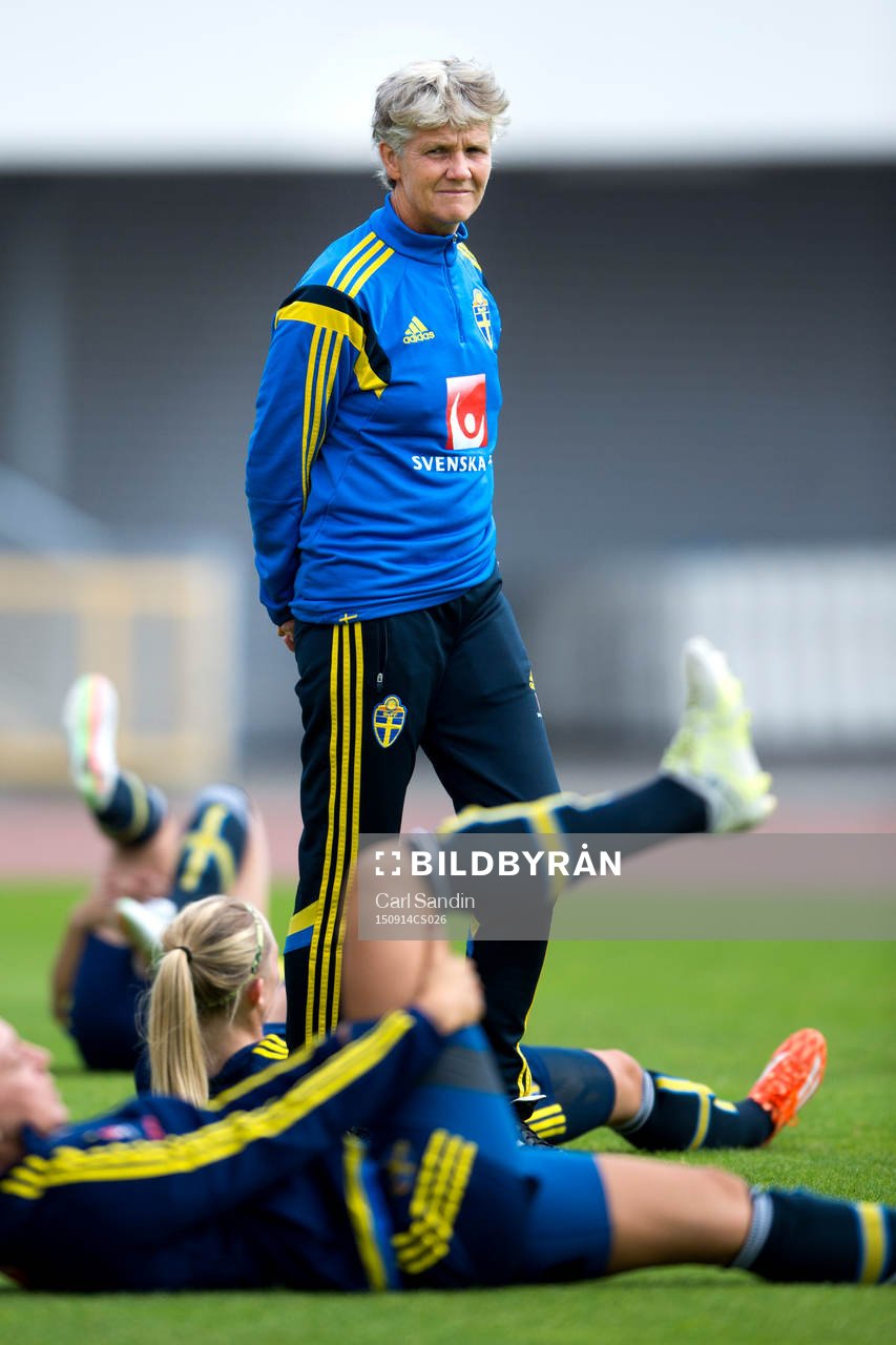 Sveriges förbundskapten Pia Sundhage