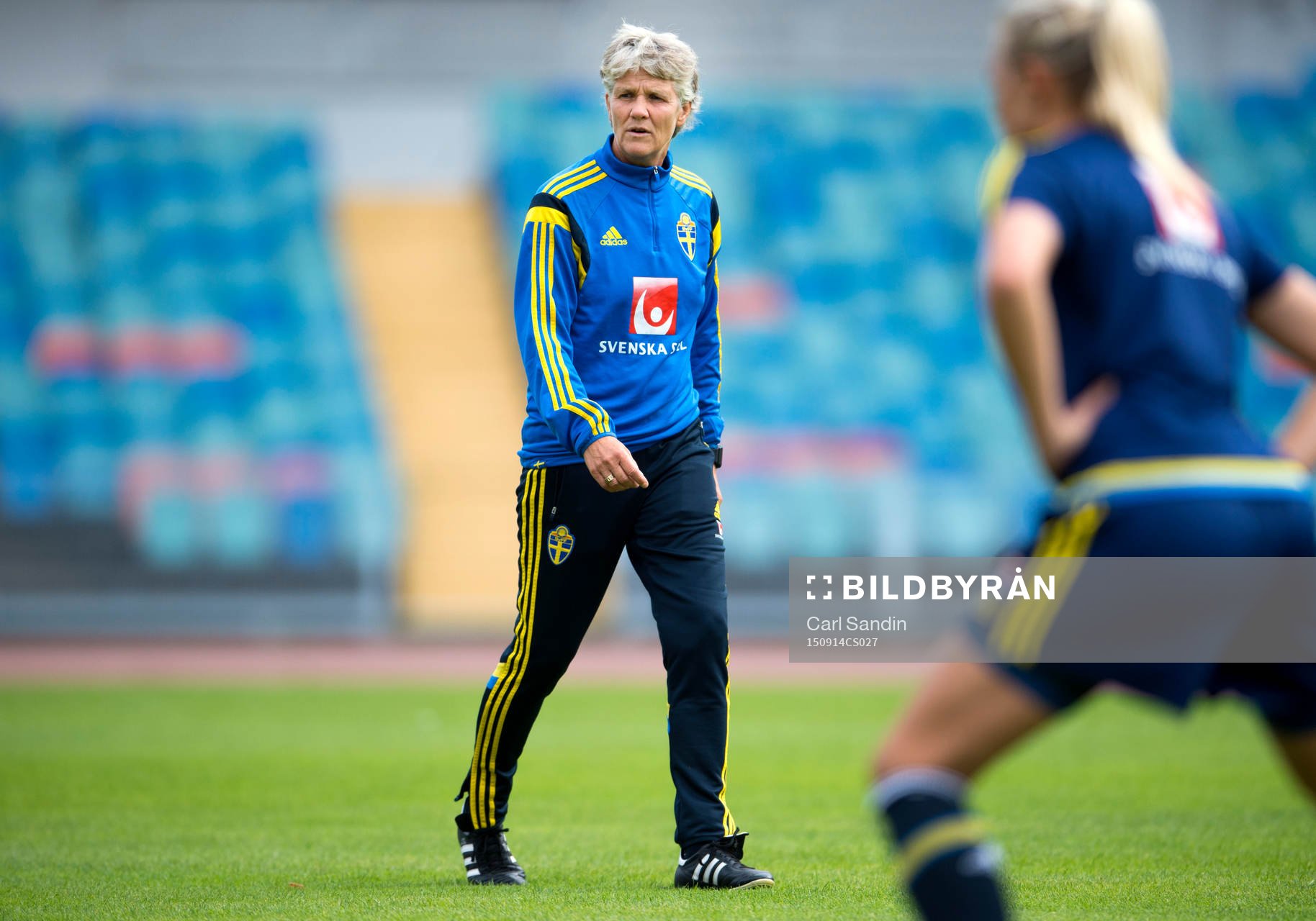 Sveriges förbundskapten Pia Sundhage