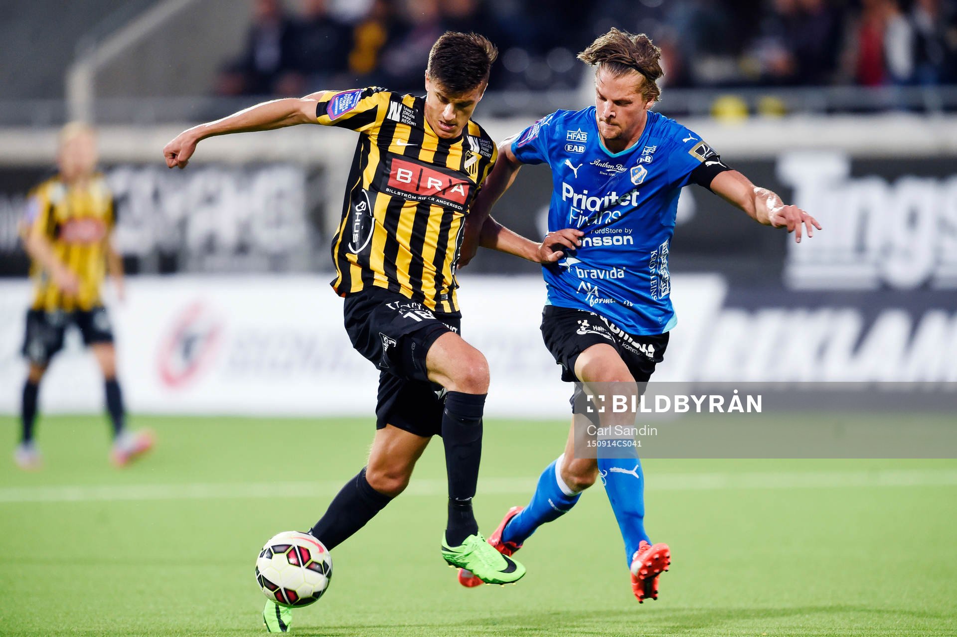 Häckens Alexander Jeremejeff och Halmstads Fredrik