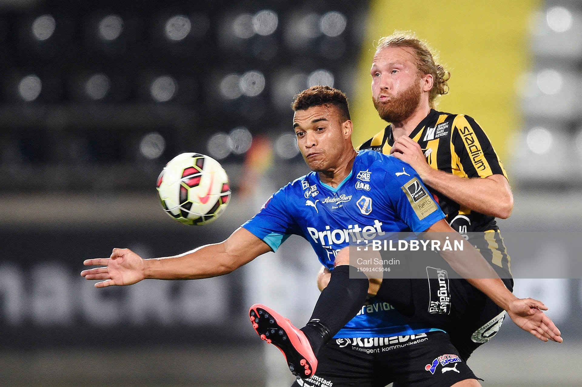 Halmstads Matthew Rusike och Häckens Emil Wahlström