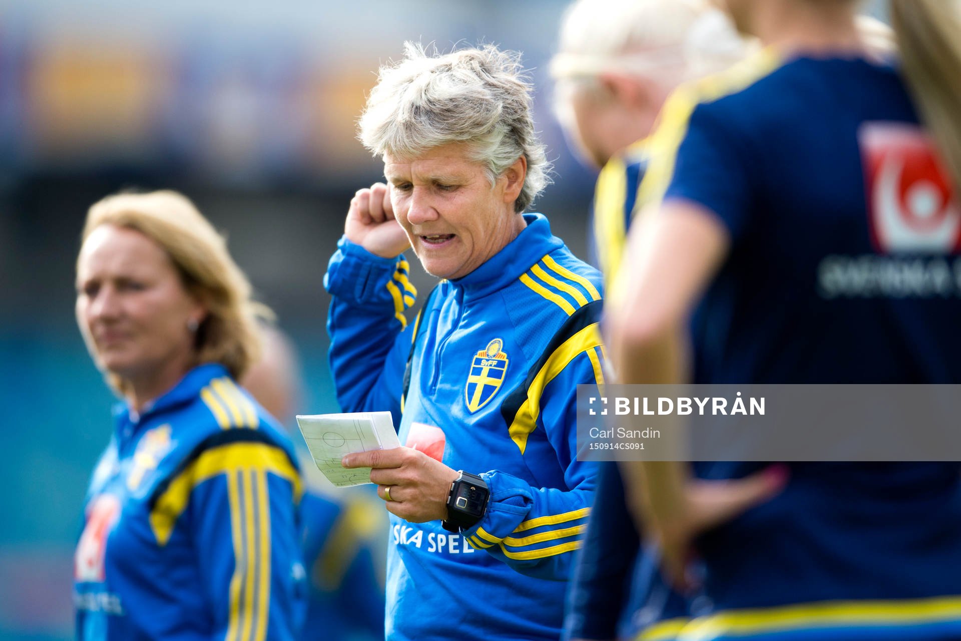 Sveriges förbundskapten Pia Sundhage