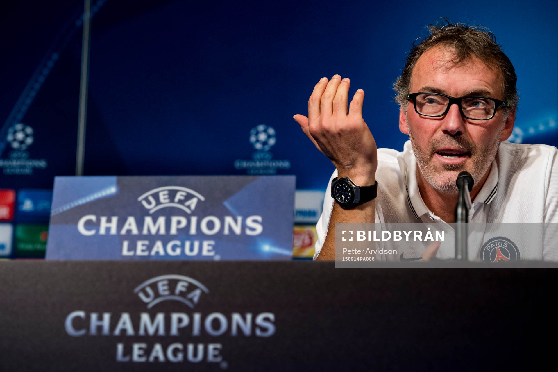 s tränare Laurent Blanc