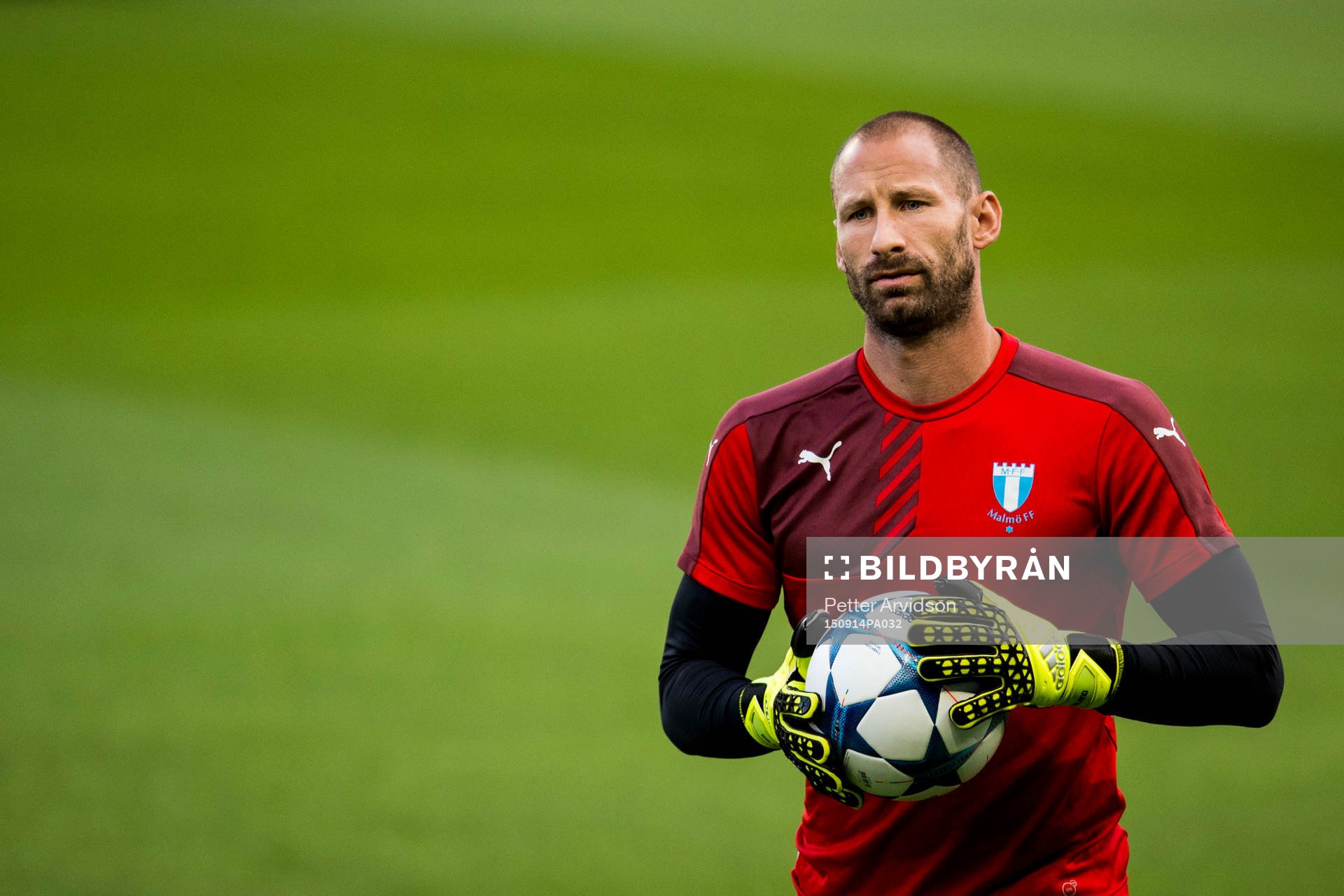 Malmö FFs målvakt Johan Wiland