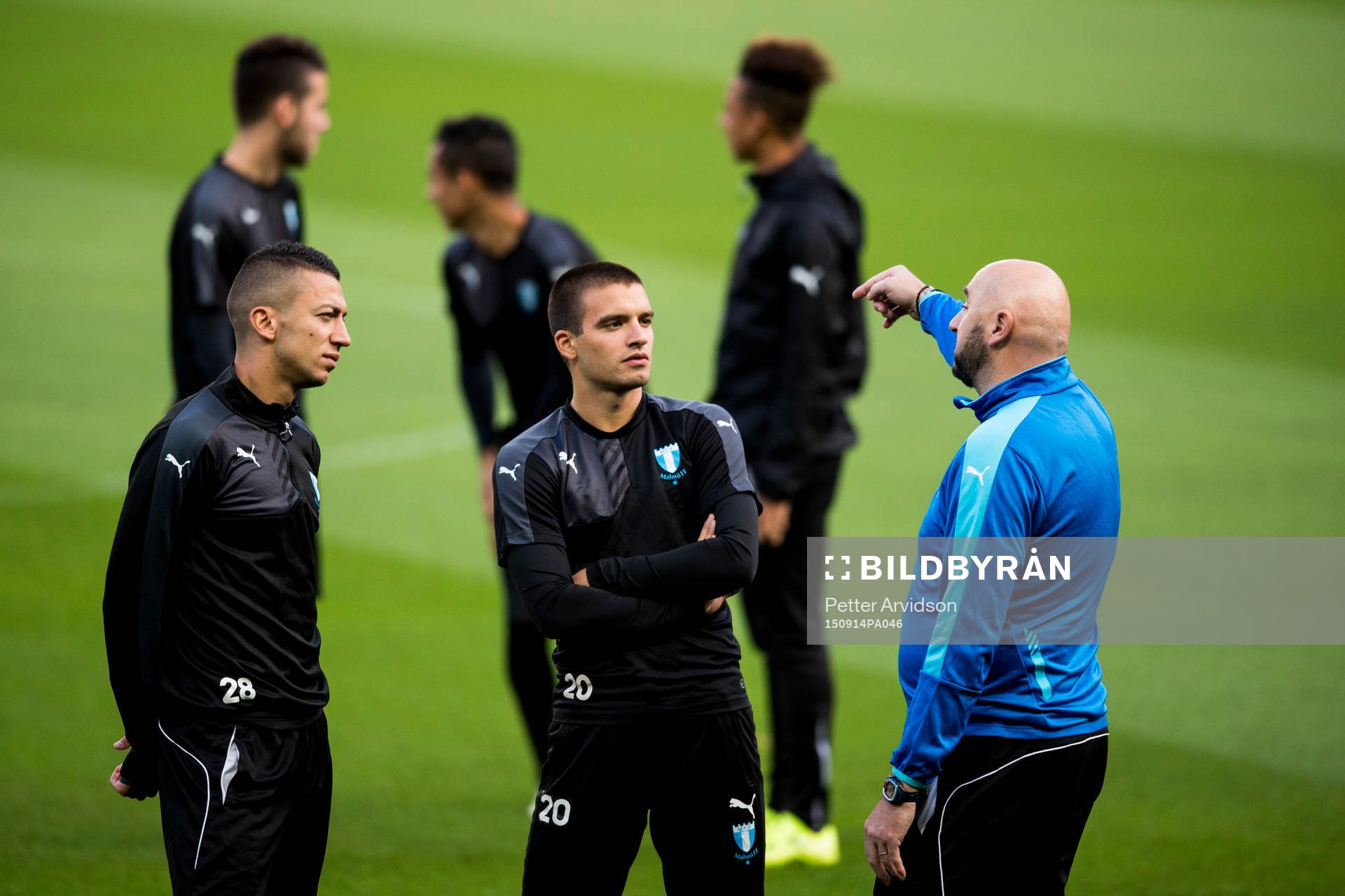 Malmö FFs Nikola Djurjic och Vladimir Rodic