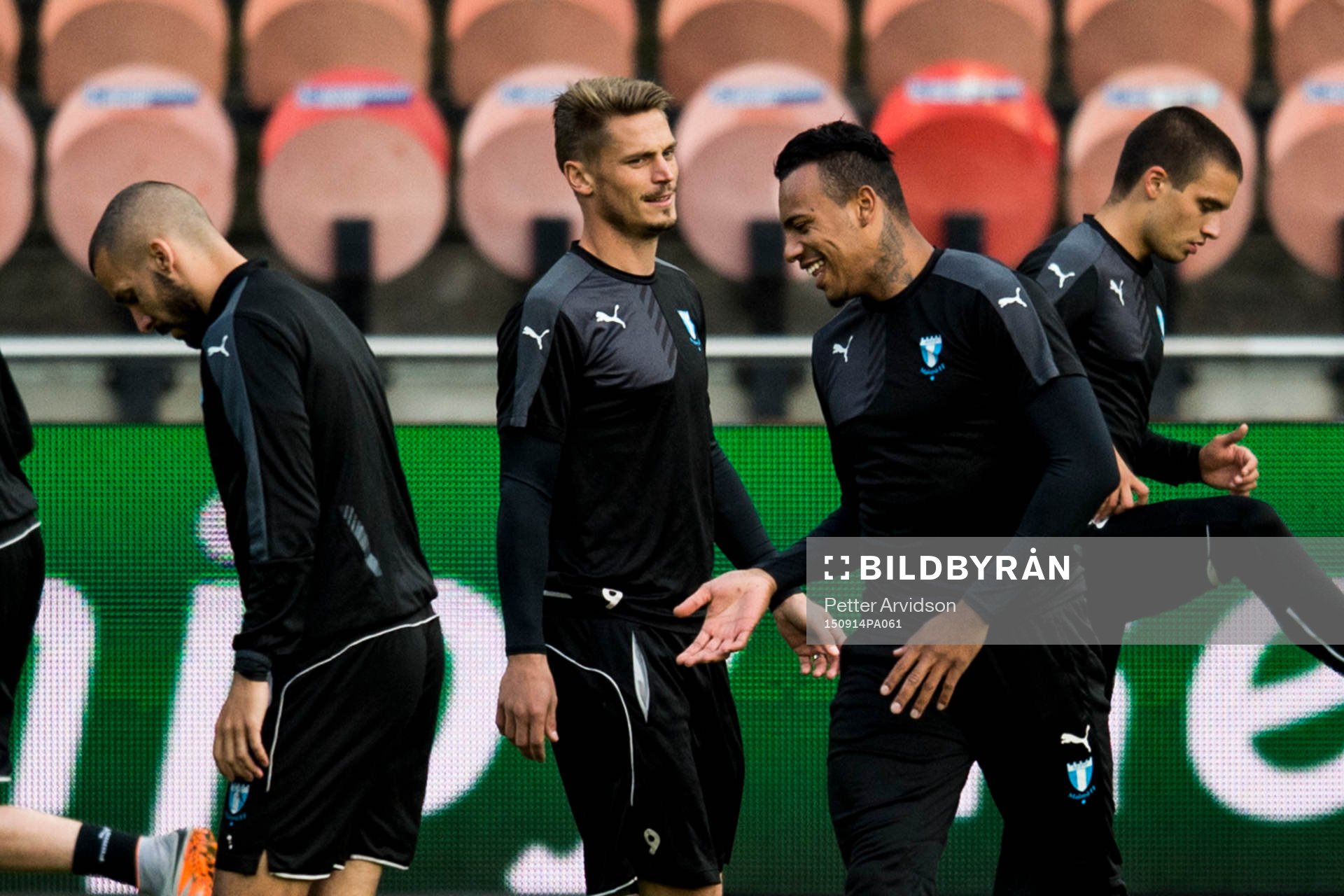 Malmö FFs Guillermo Molins, Markus Rosenberg, Felipe