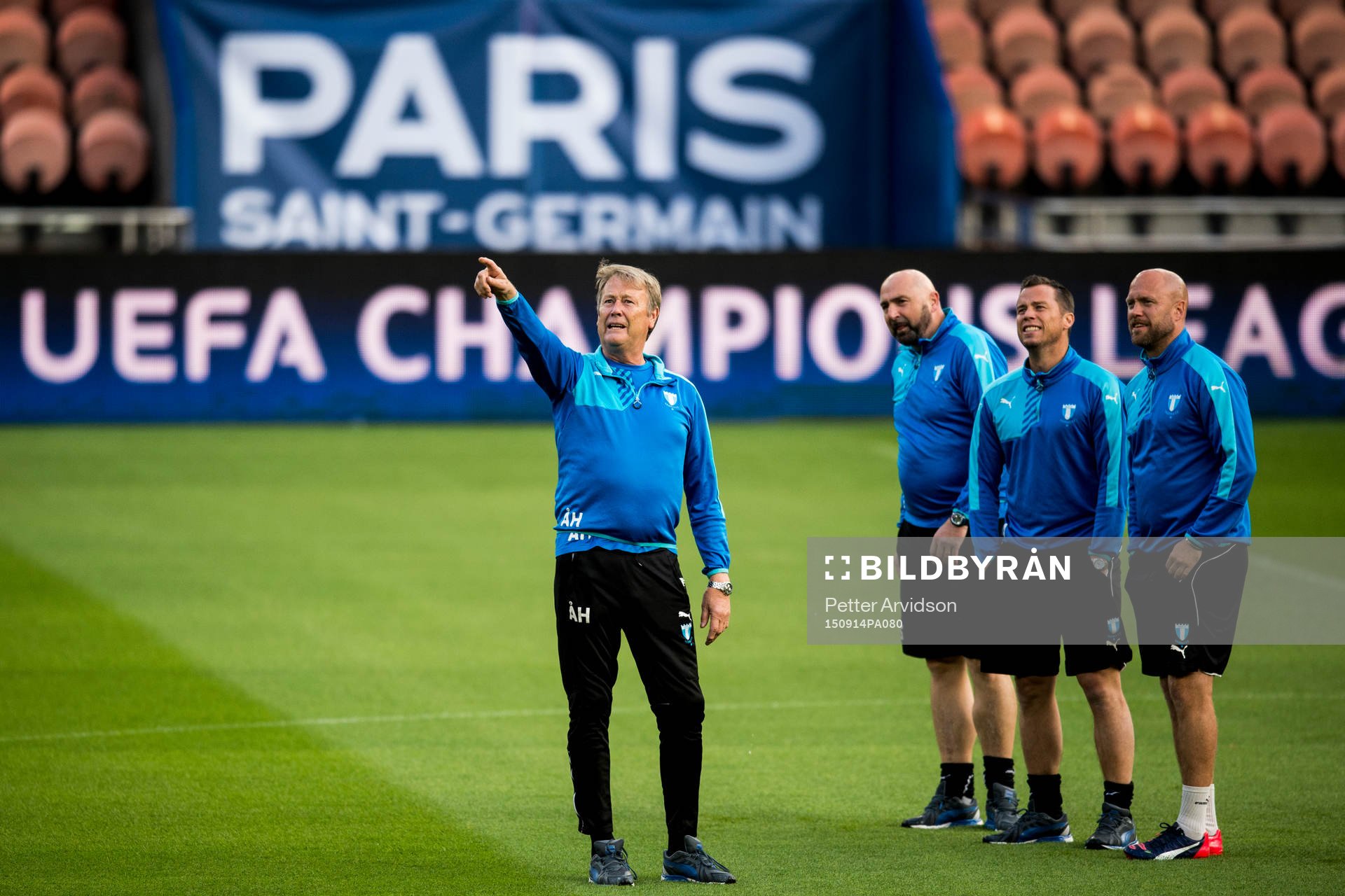 Malmö FFs tränare Åge Hareide, scoutingansvarige Vito