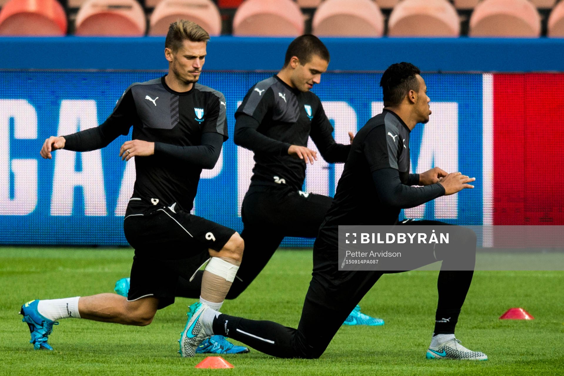 Malmö FFs Markus Rosenberg, Vladimir Rodic och Felipe