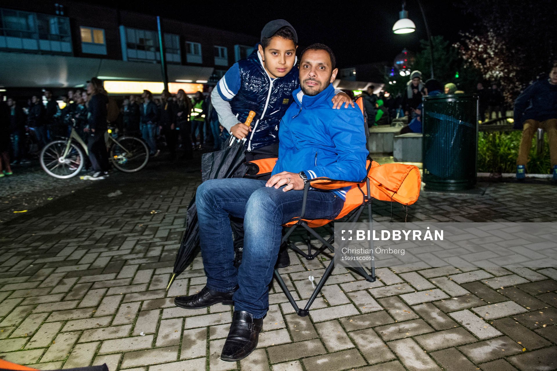 Mohamad och Fares Kafafi och var två personer i publiken